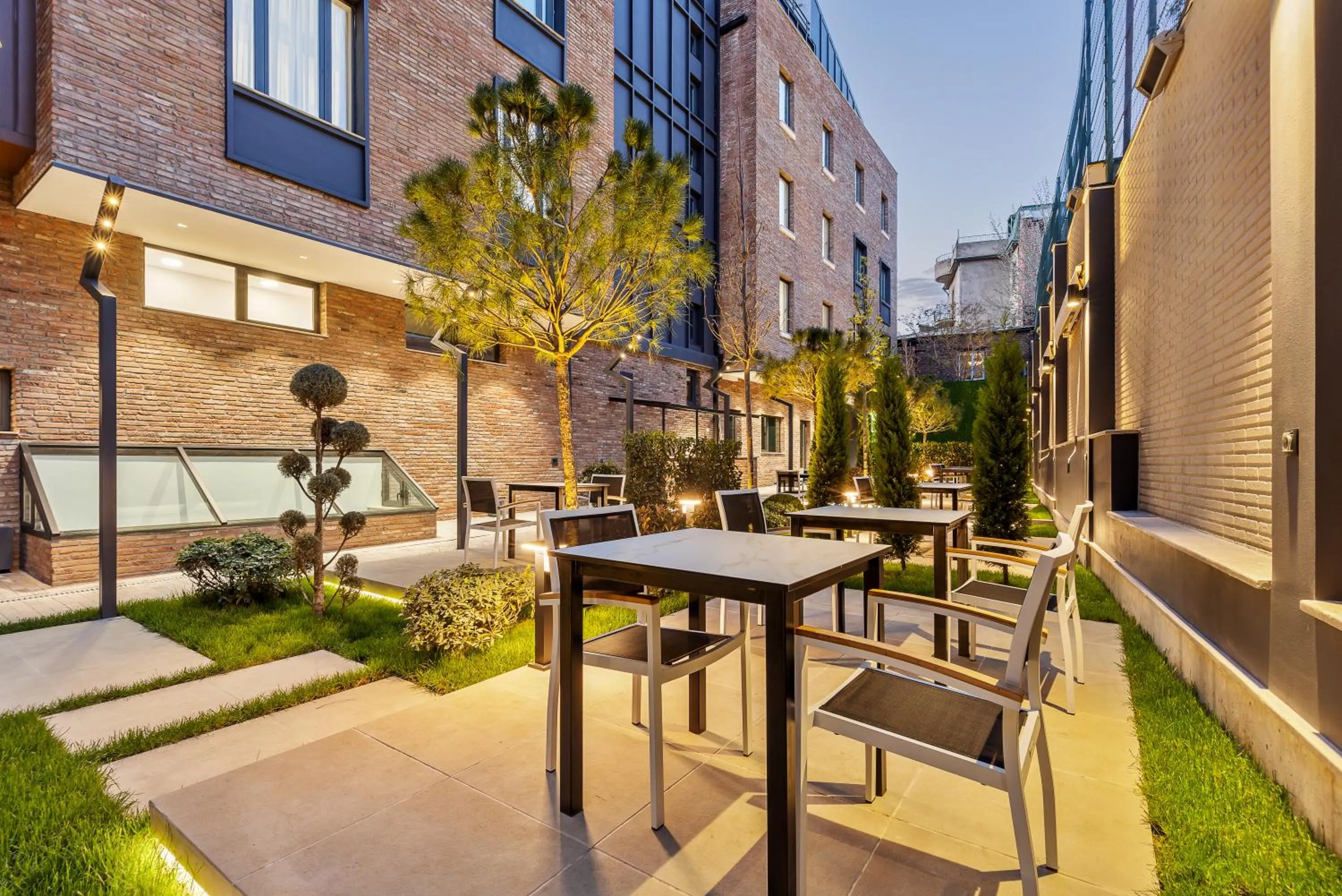 Garden in Clocks Hotel Tbilisi