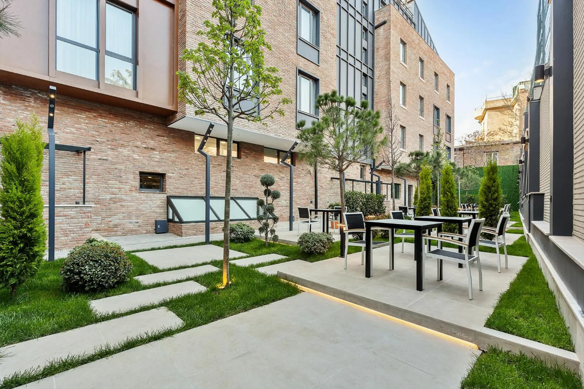 Garden in Clocks Hotel Tbilisi