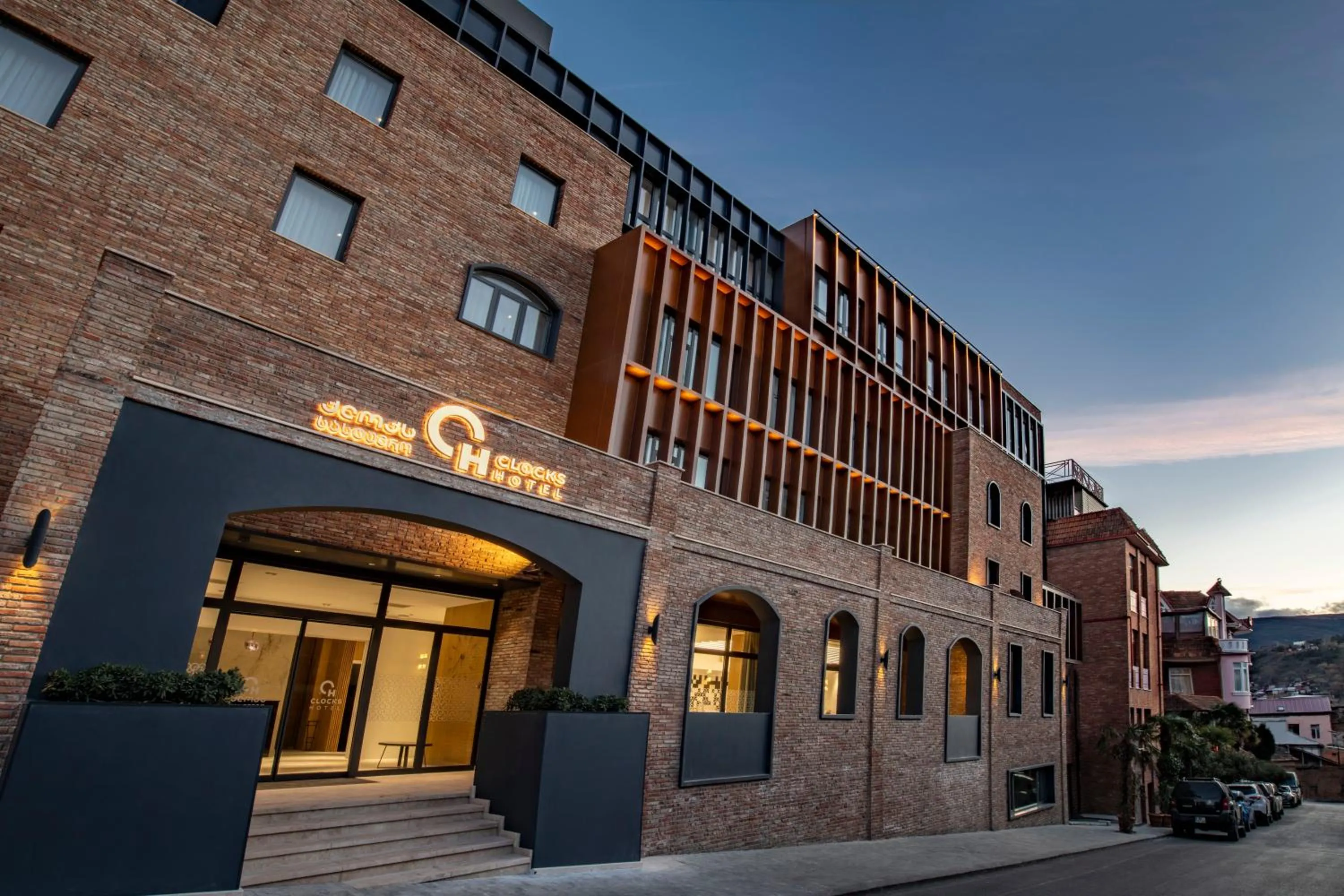 Property building in Clocks Hotel Tbilisi