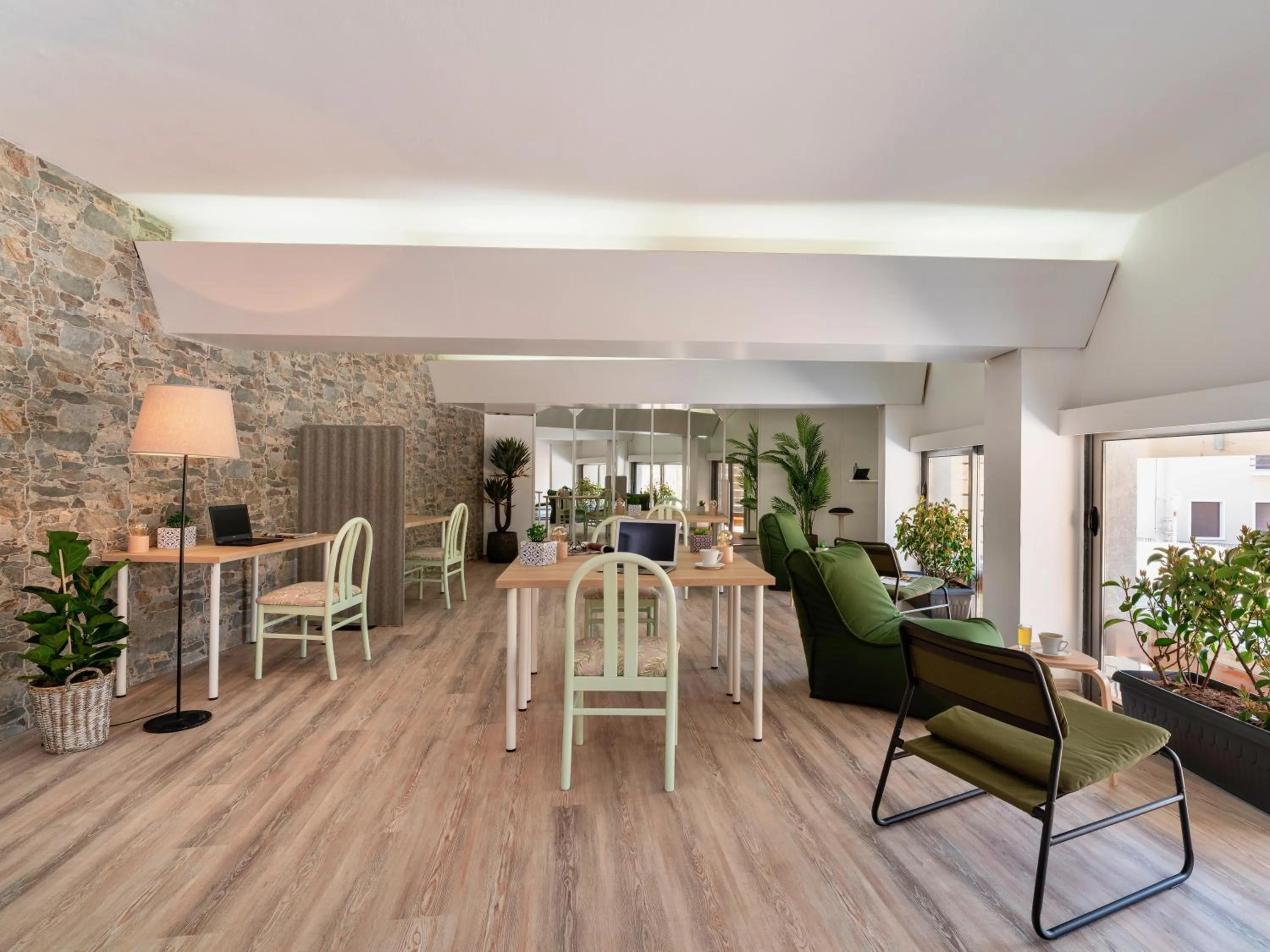 Communal lounge/ TV room in STAY Rhodes Hotel