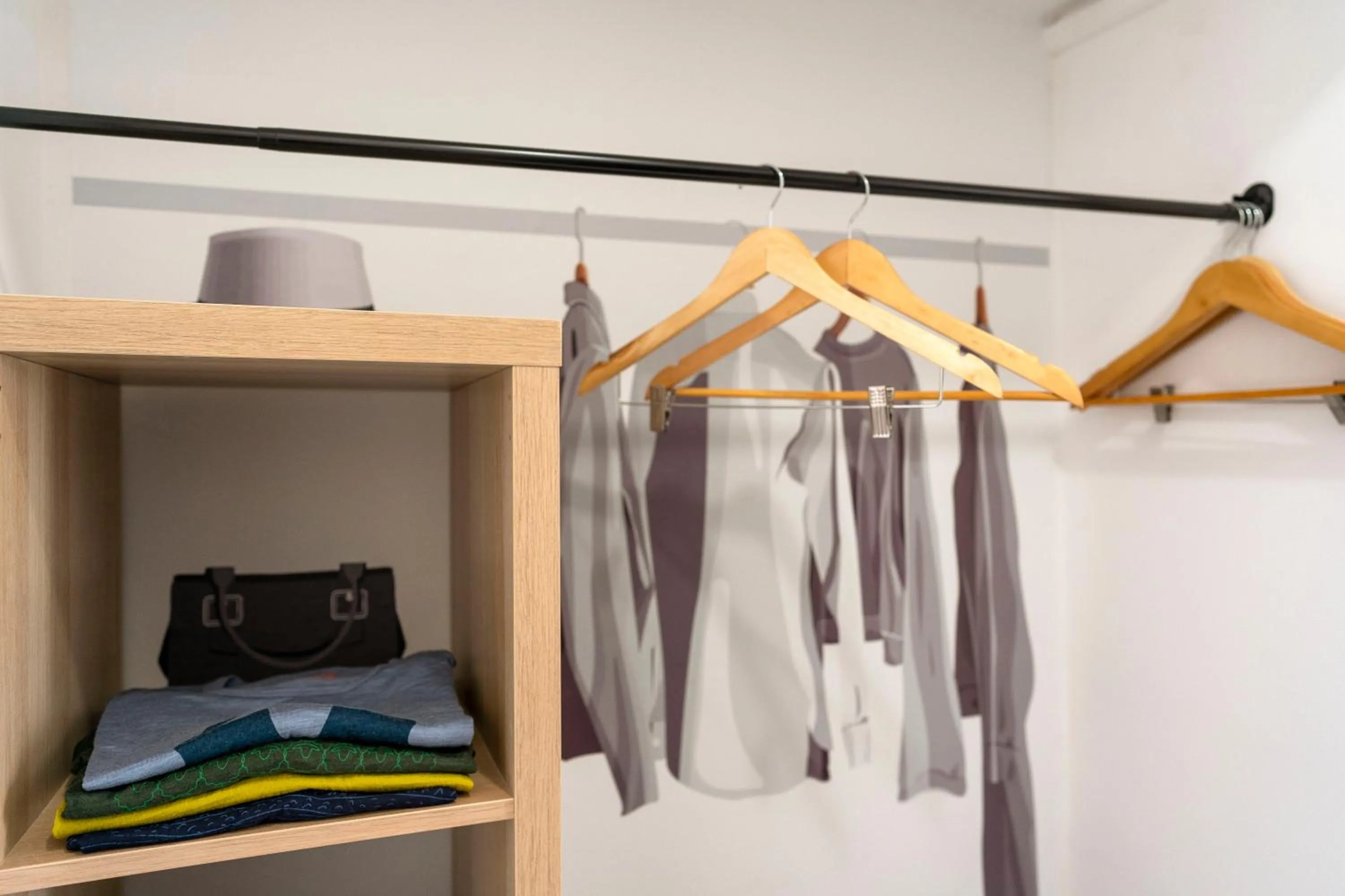 wardrobe in STAY Rhodes Hotel