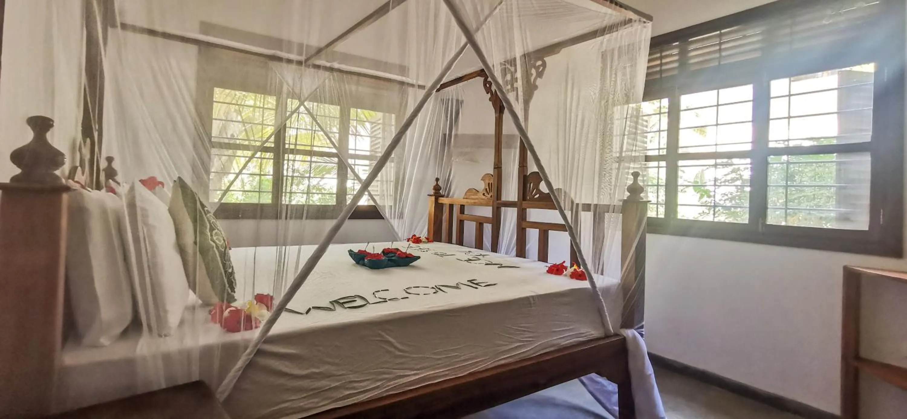 Bed in Villa Malaika