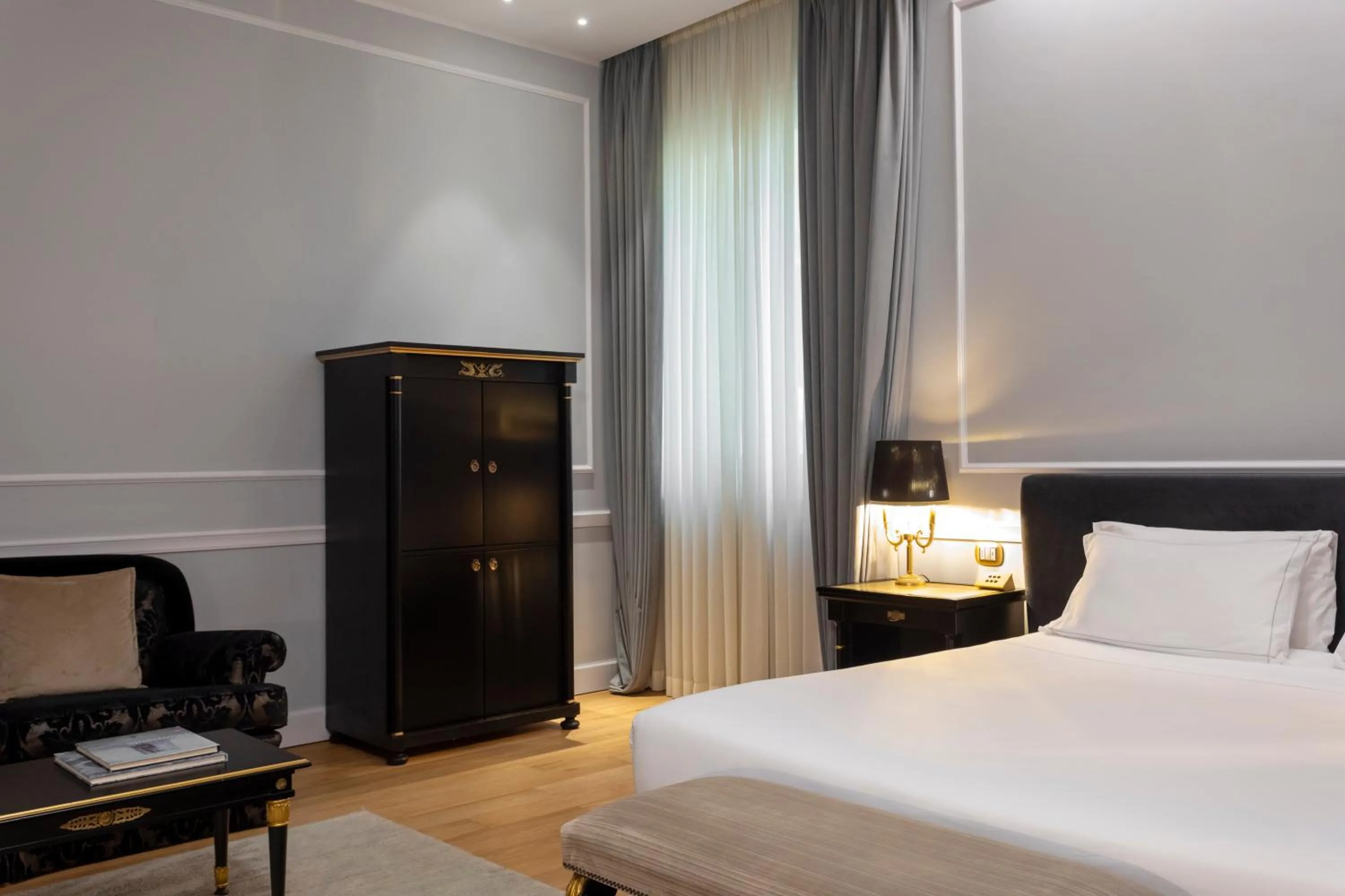 Bed in Grand Hotel Et Des Palmes