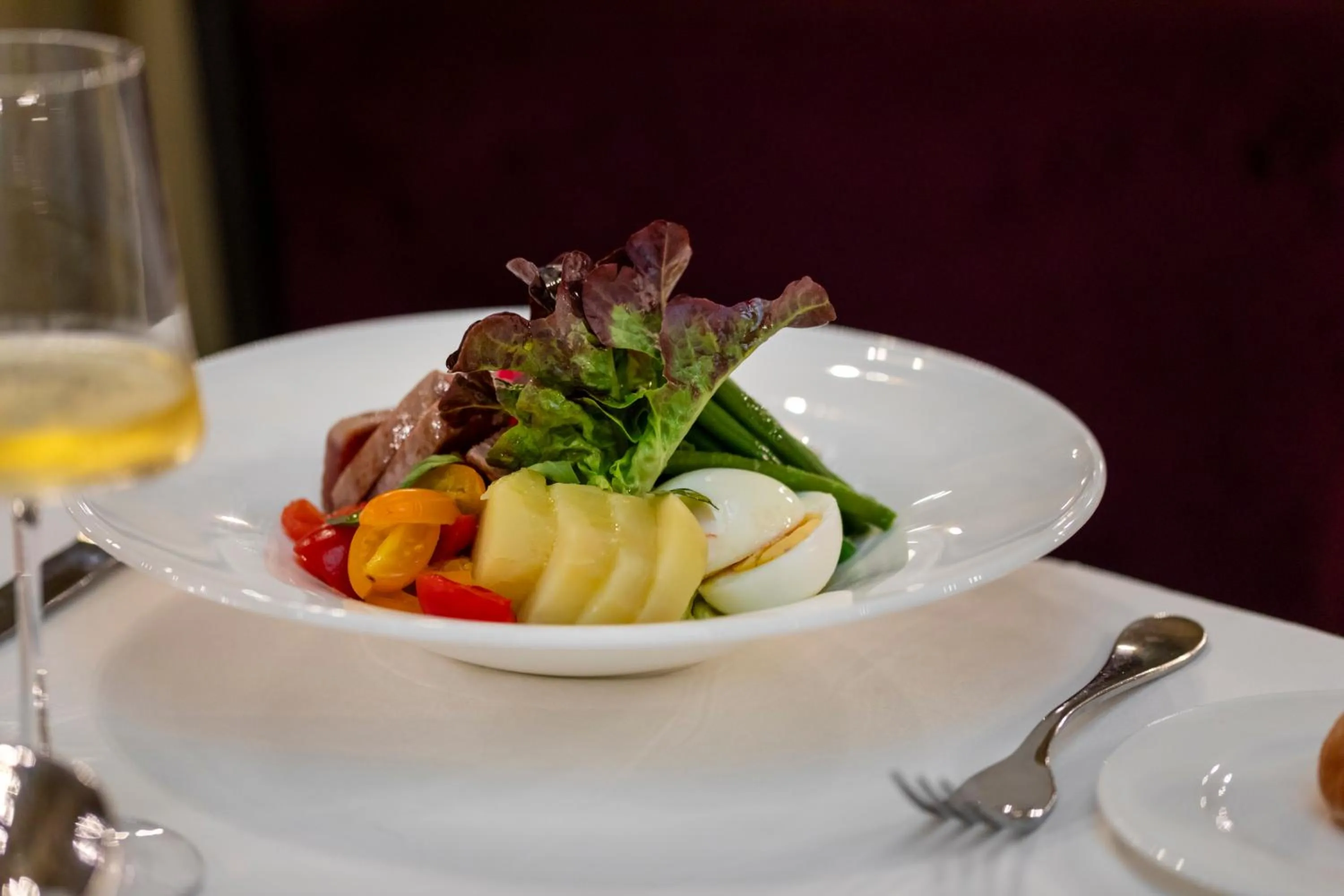 Food and drinks in Grand Hotel Et Des Palmes