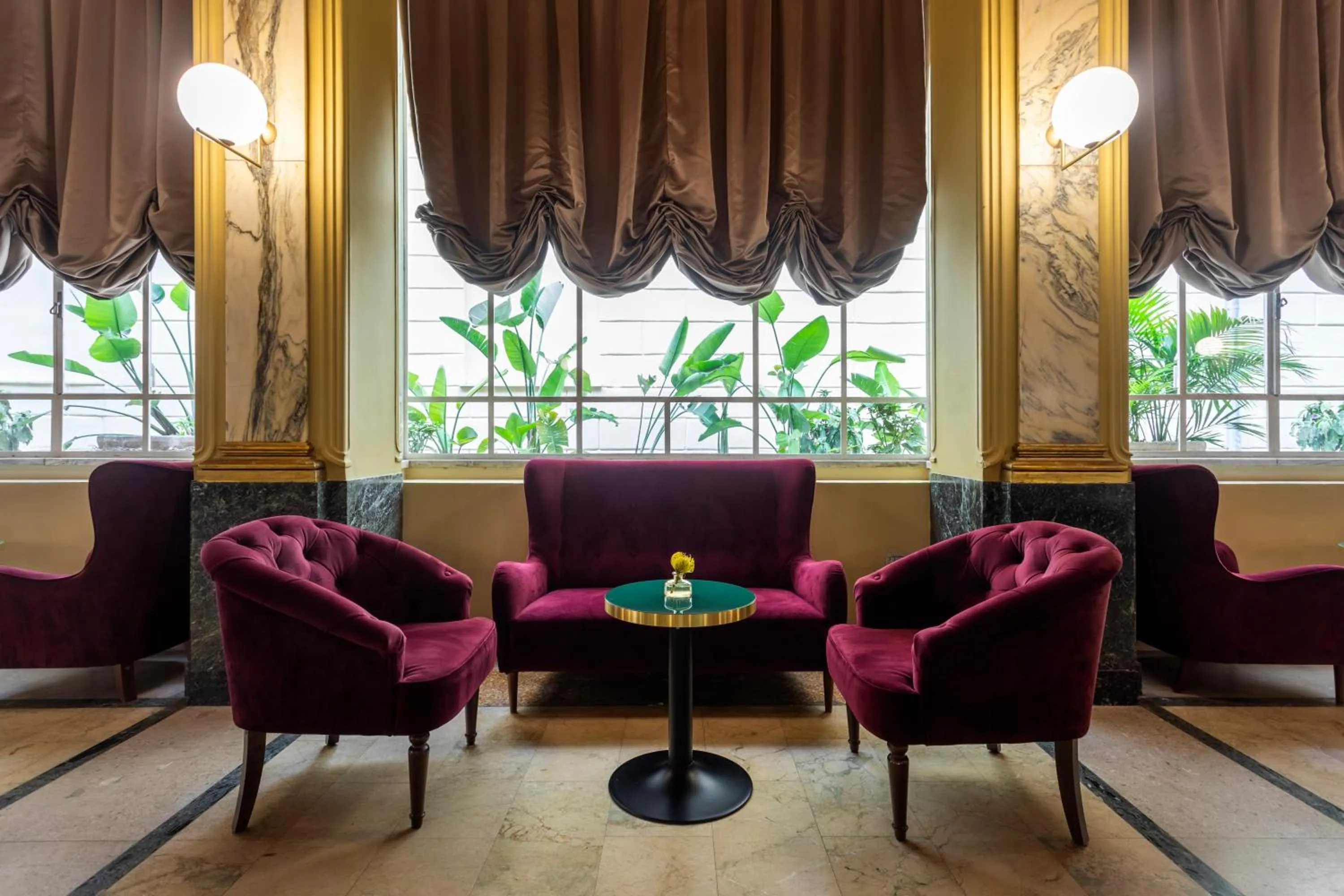 Lounge or bar in Grand Hotel Et Des Palmes