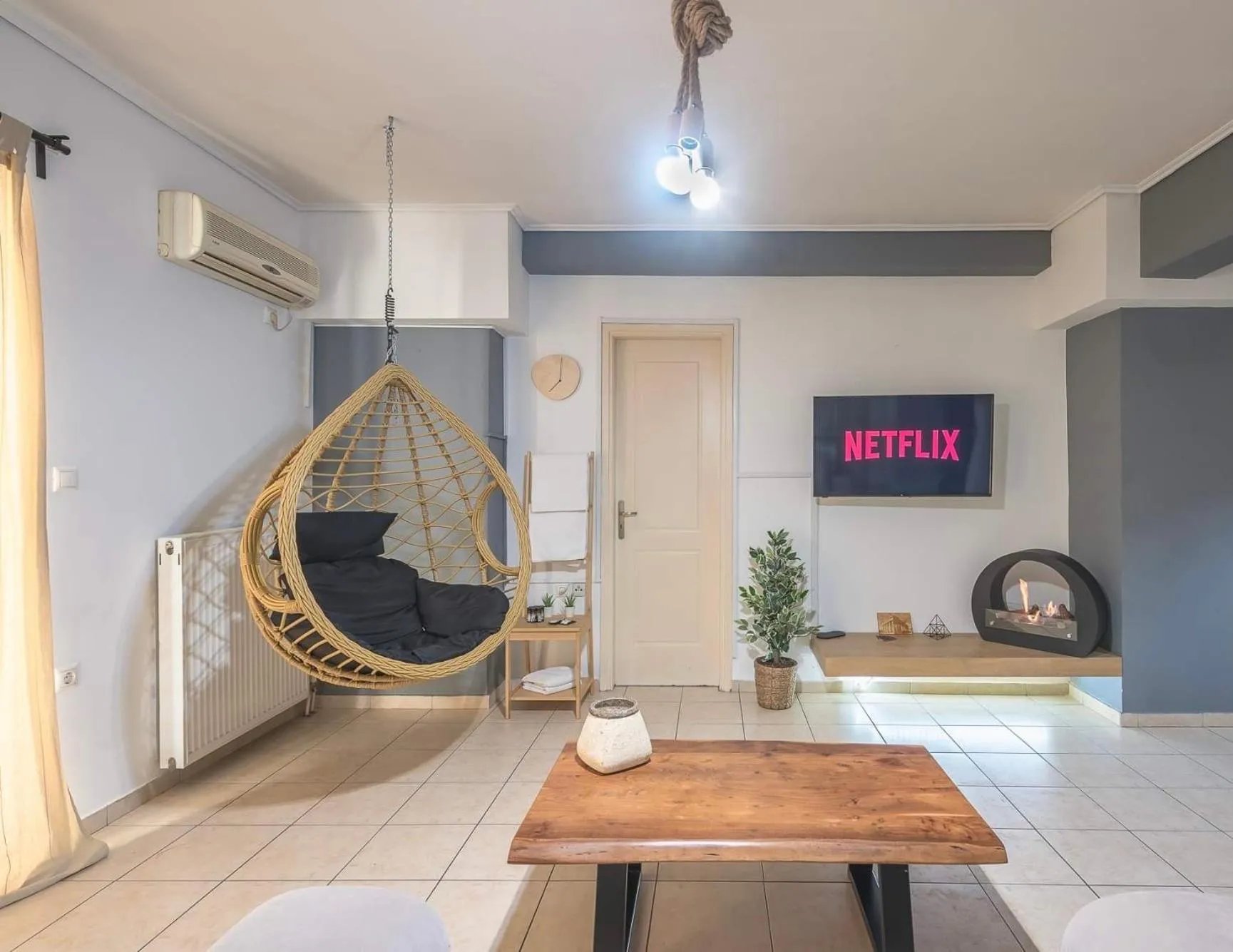 Living room in Athenian home