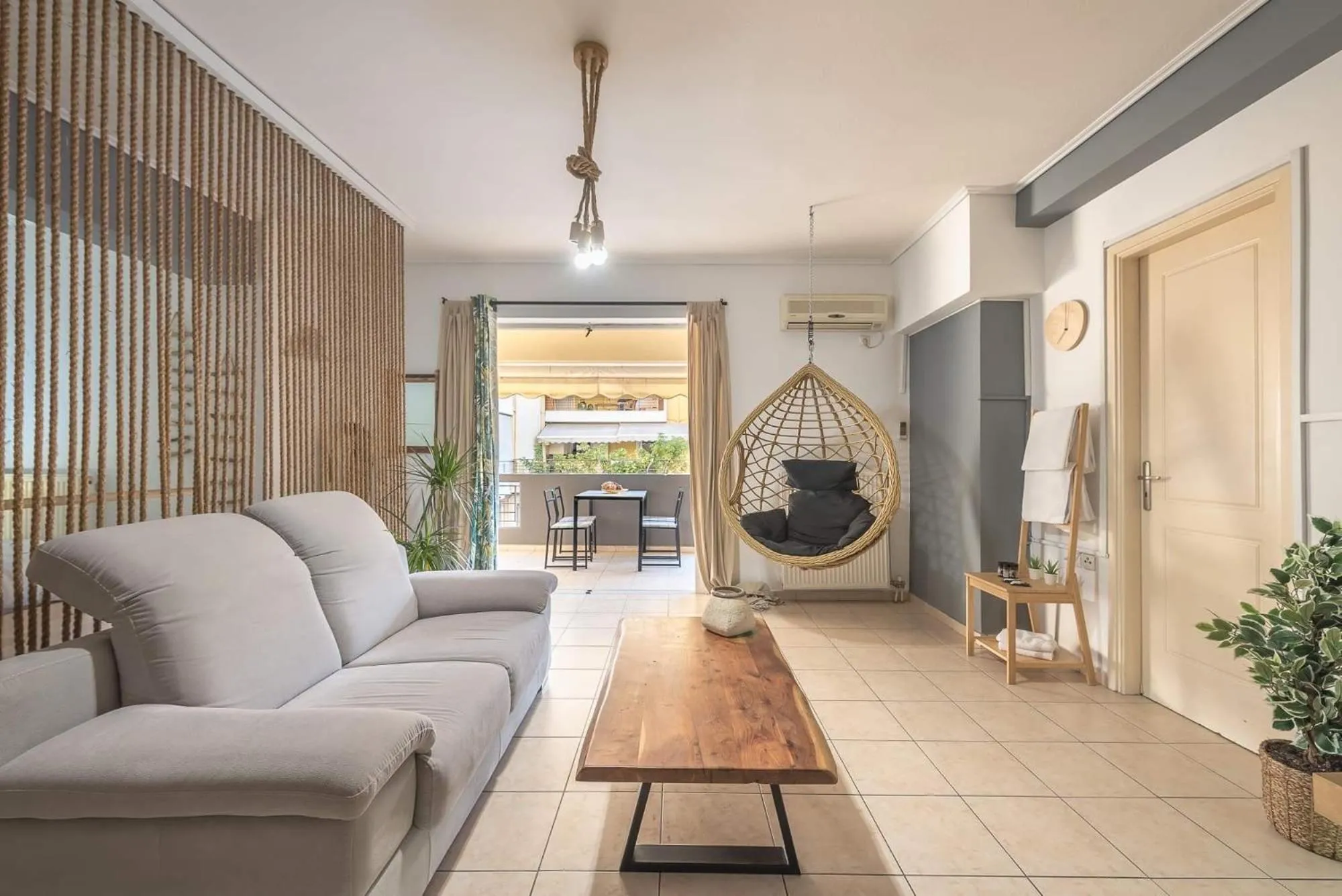Living room in Athenian home
