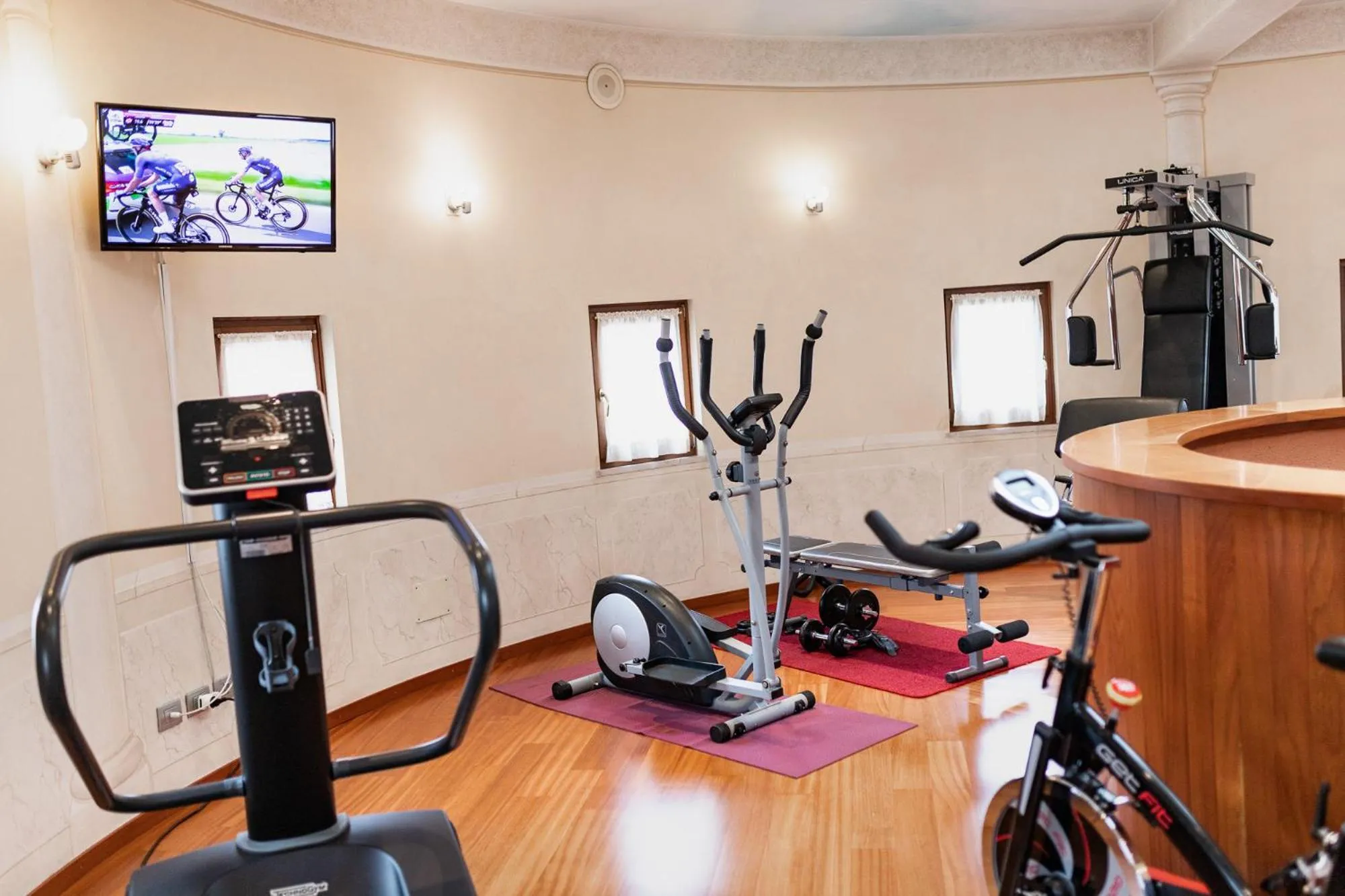 Fitness centre/facilities in Hotel Crystal