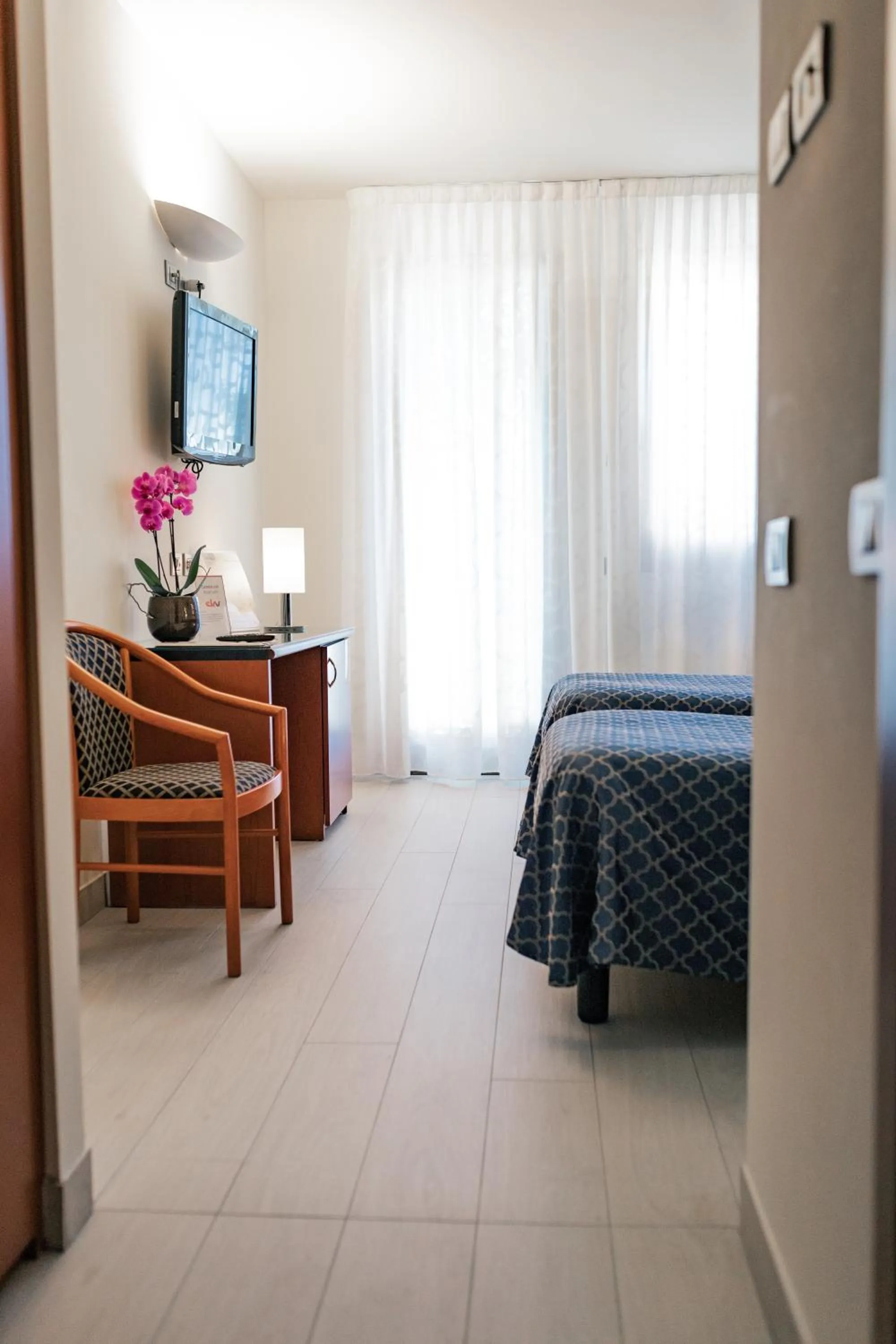 Bed in Hotel Crystal