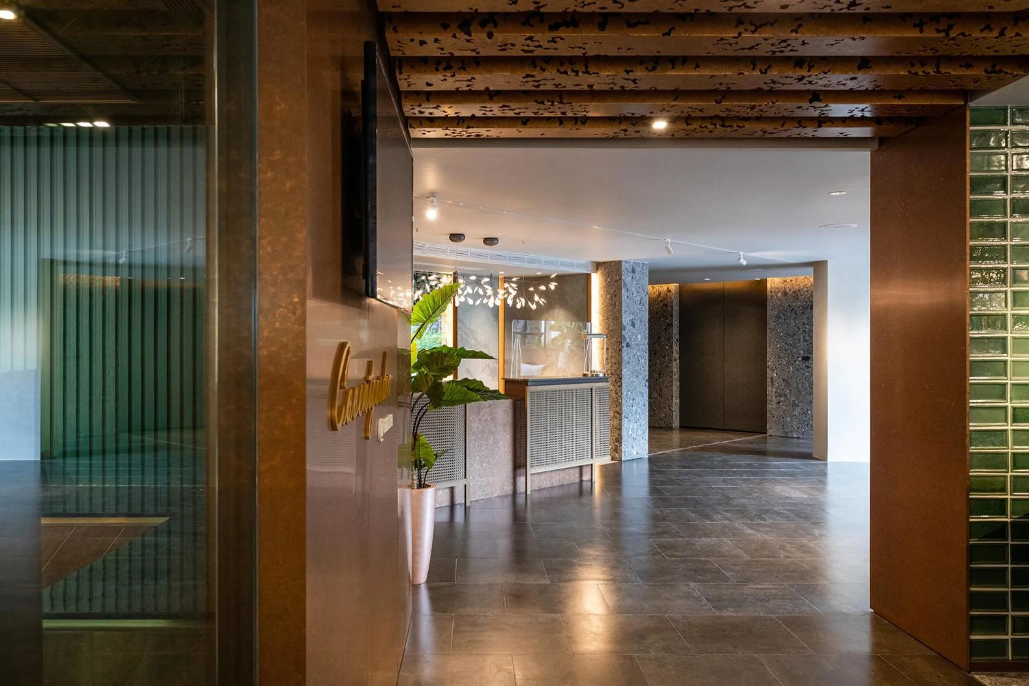 Lobby or reception in Gardina Asoke Hotel & Residence