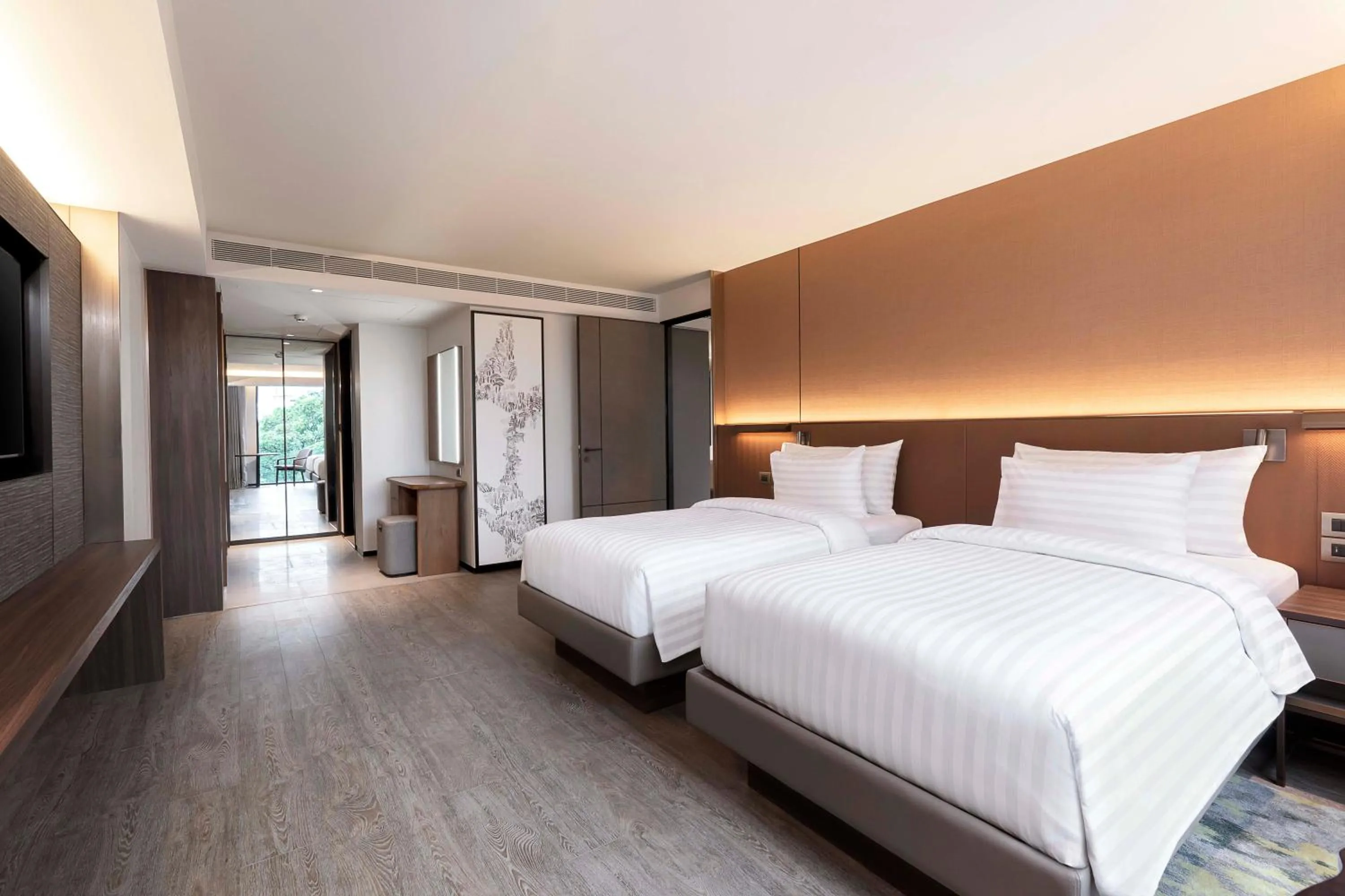 Bed in Gardina Asoke Hotel & Residence