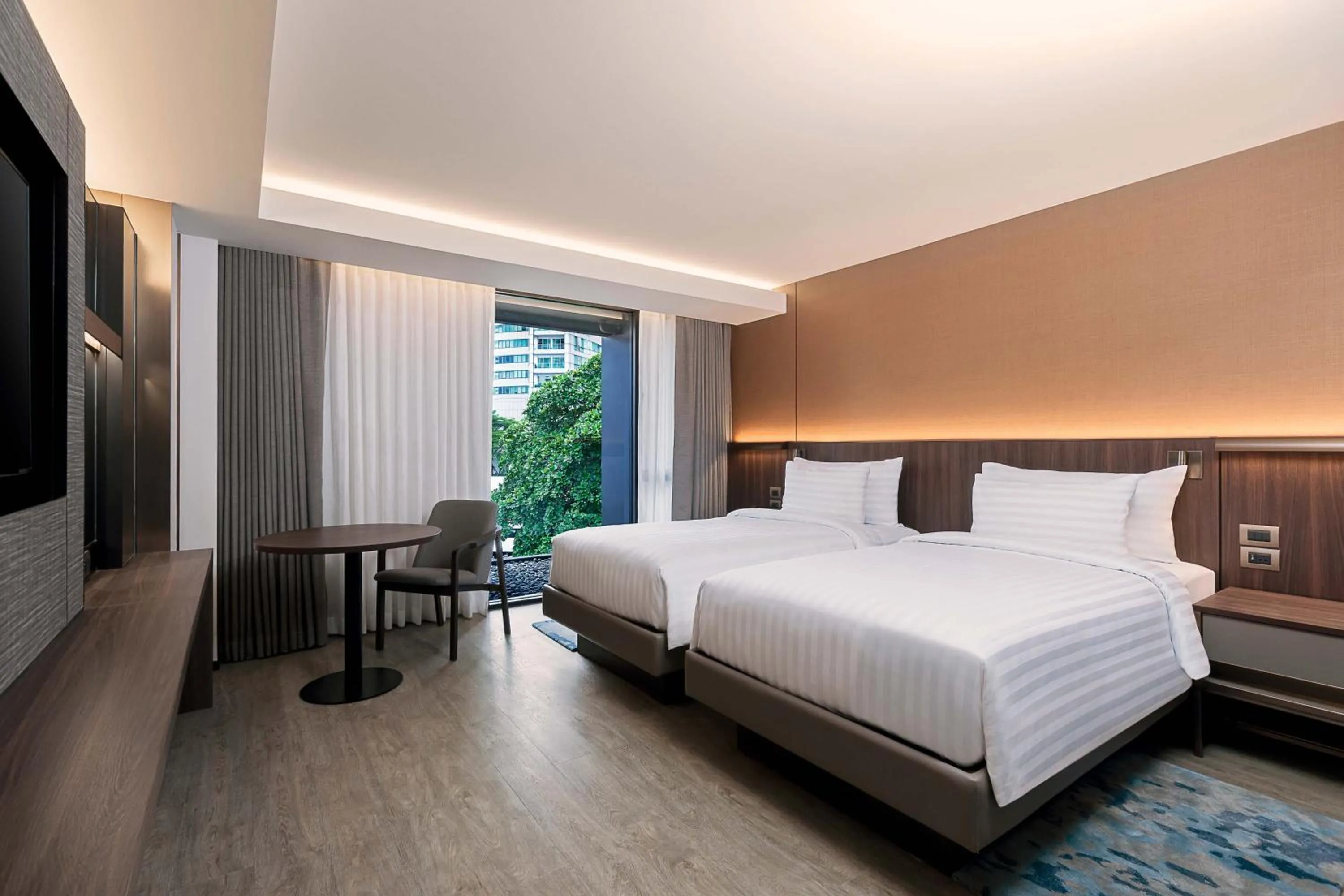 Bed in Gardina Asoke Hotel & Residence