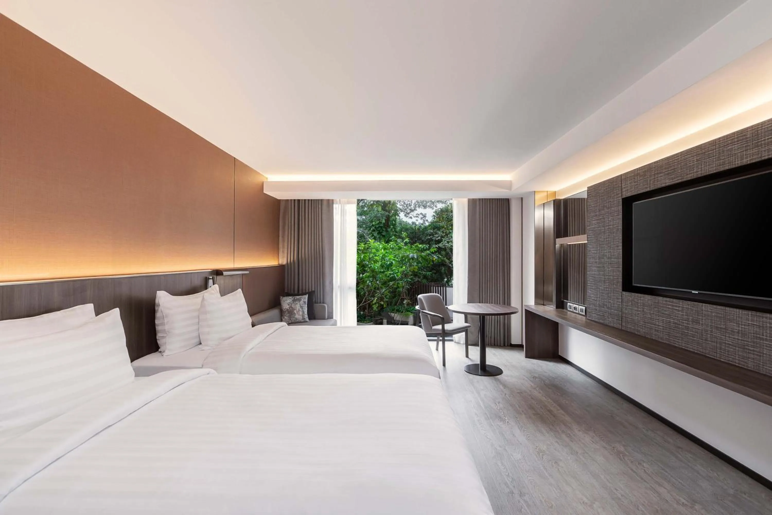 Bed in Gardina Asoke Hotel & Residence