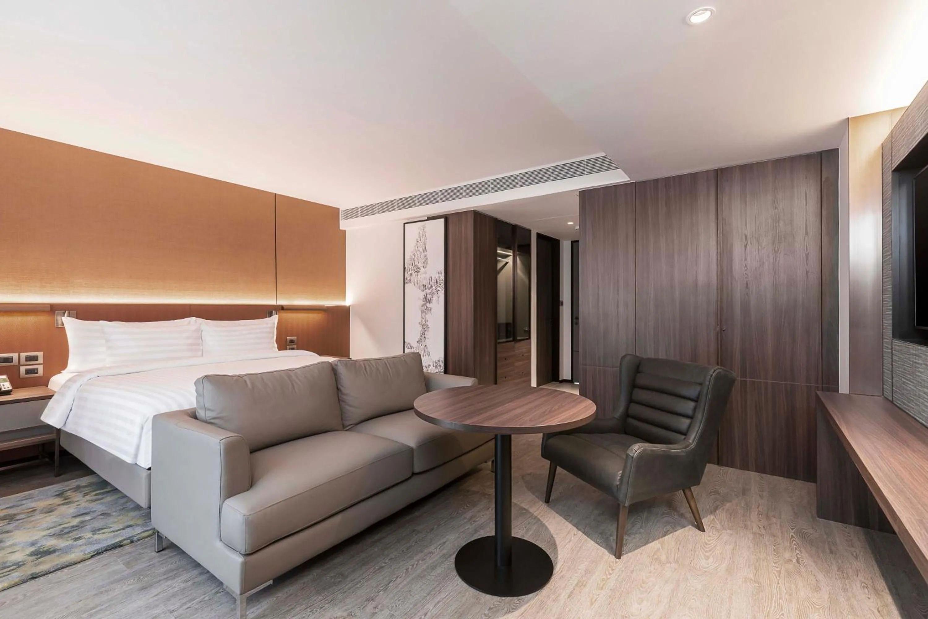 Bed in Gardina Asoke Hotel & Residence