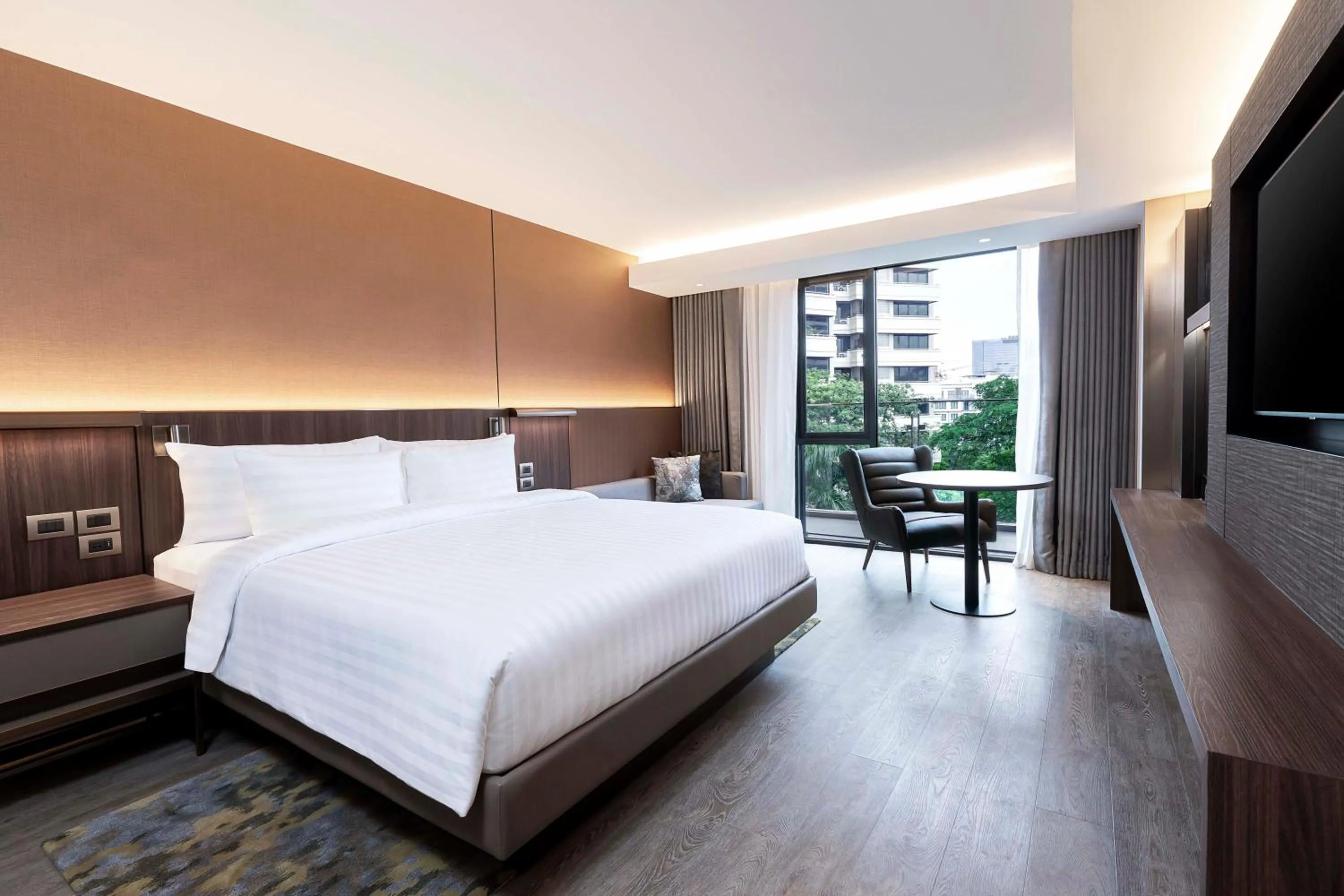 Bed in Gardina Asoke Hotel & Residence