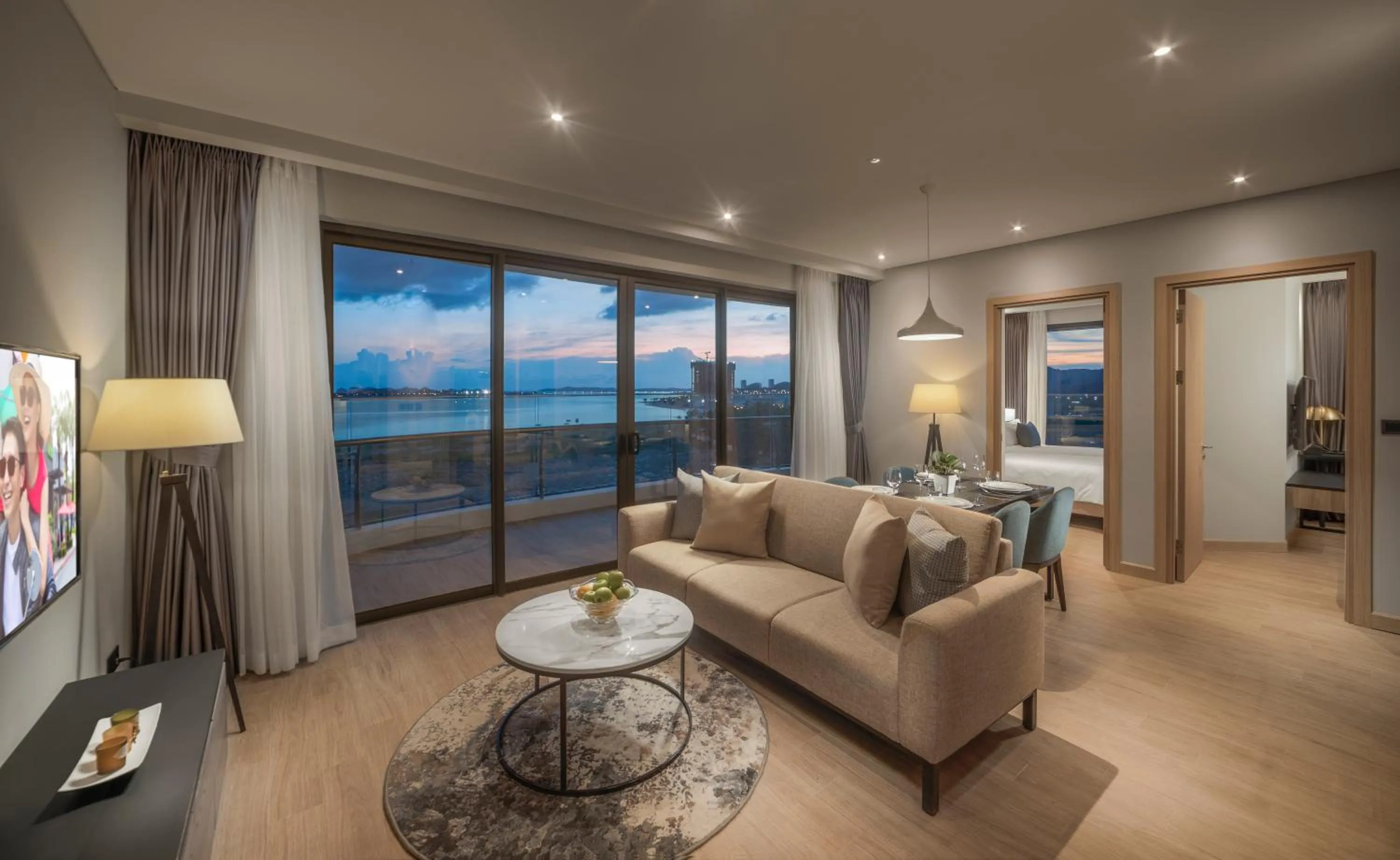 Living room in Citadines Marina Halong