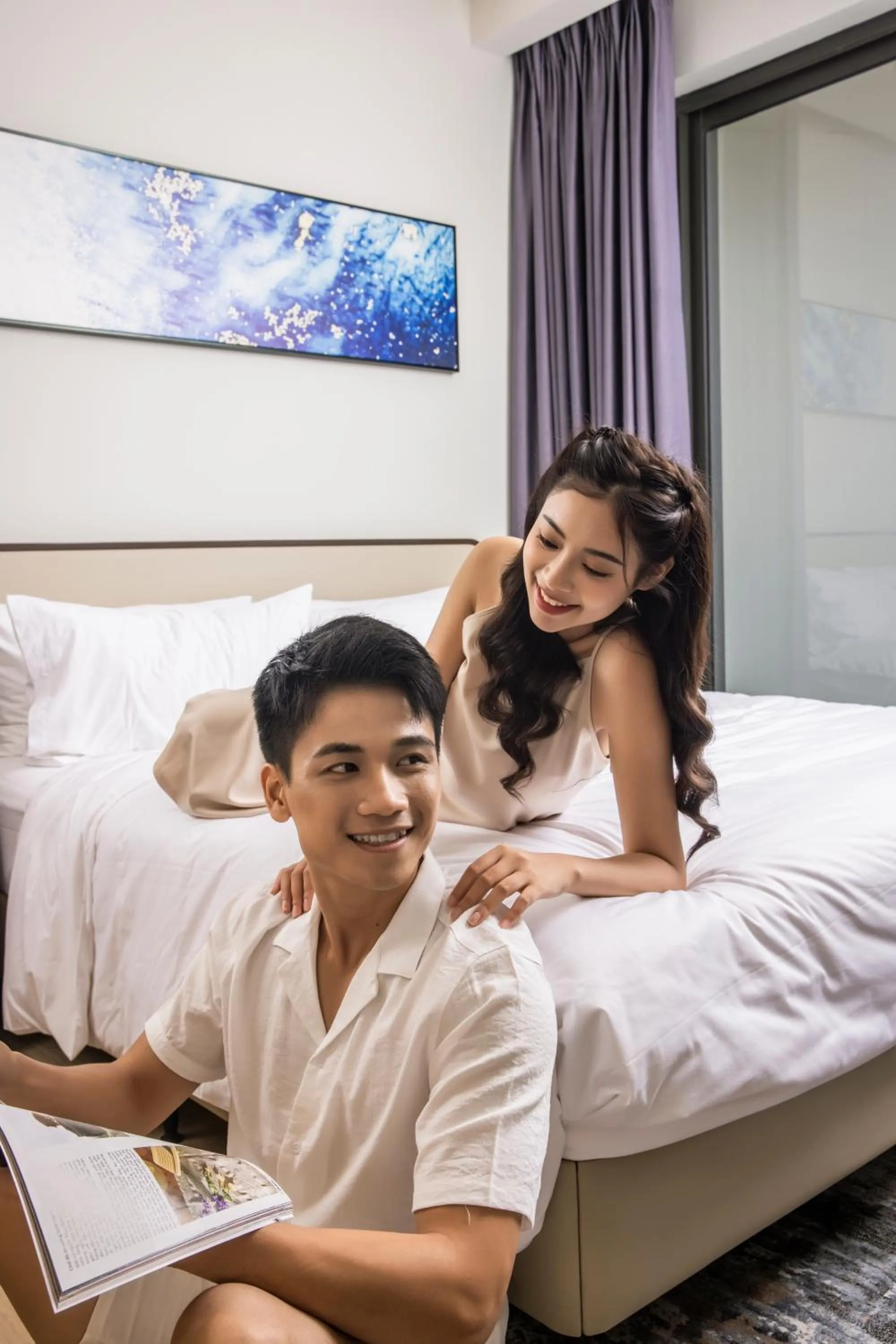 group of guests, Bed in Citadines Marina Halong