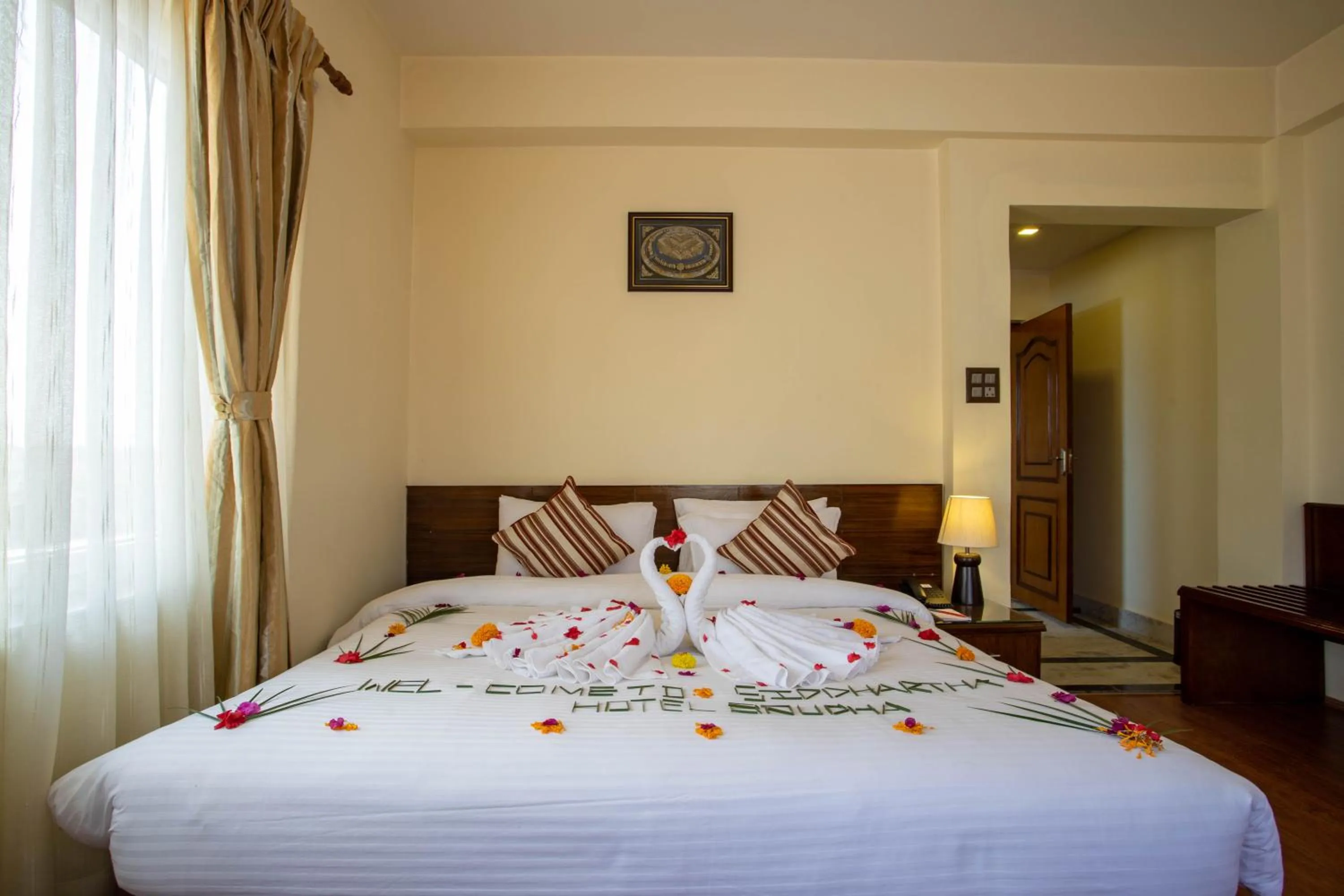 Bed in Siddhartha Boutique Hotel, Boudha