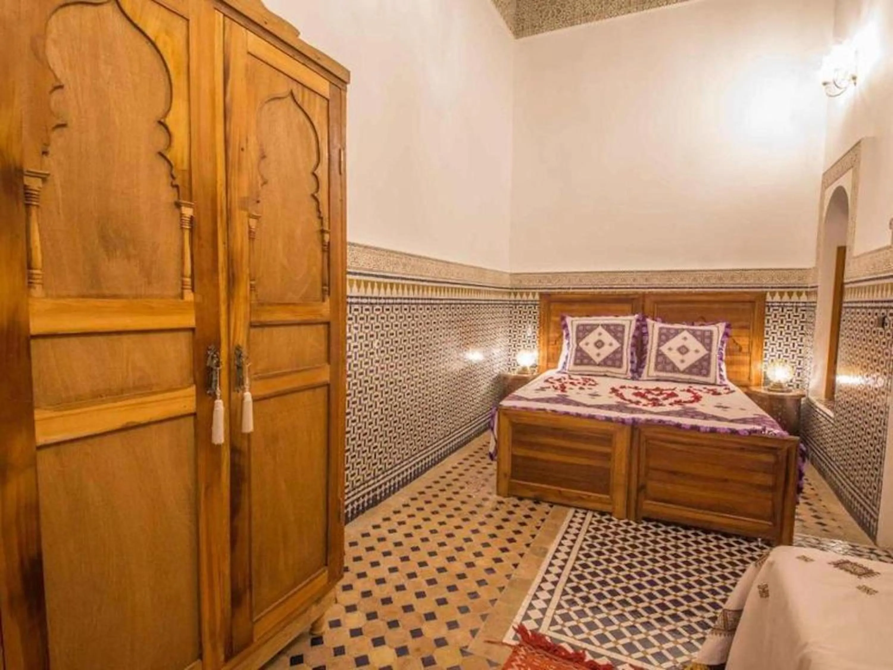 Bedroom, Bed in Charming Riad Ouliya