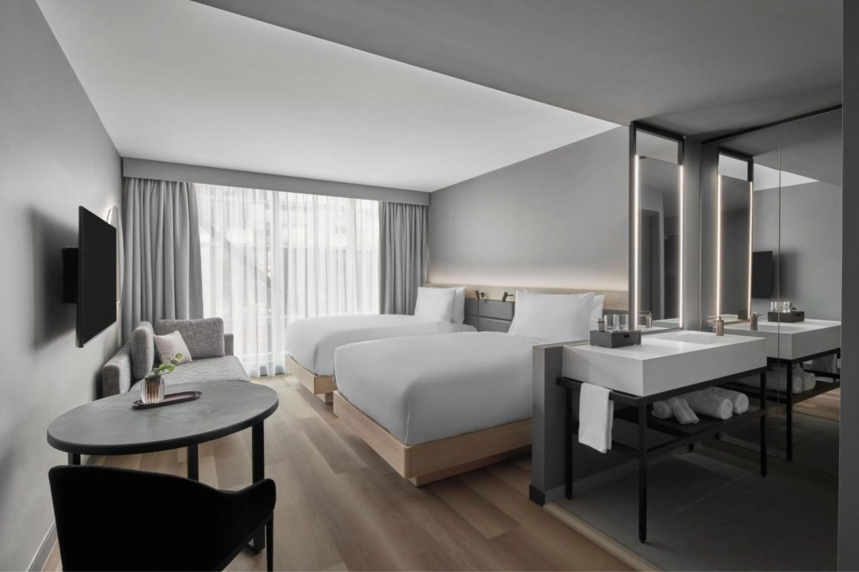 Photo of the whole room, Bed in AC Hotel by Marriott Melbourne Southbank