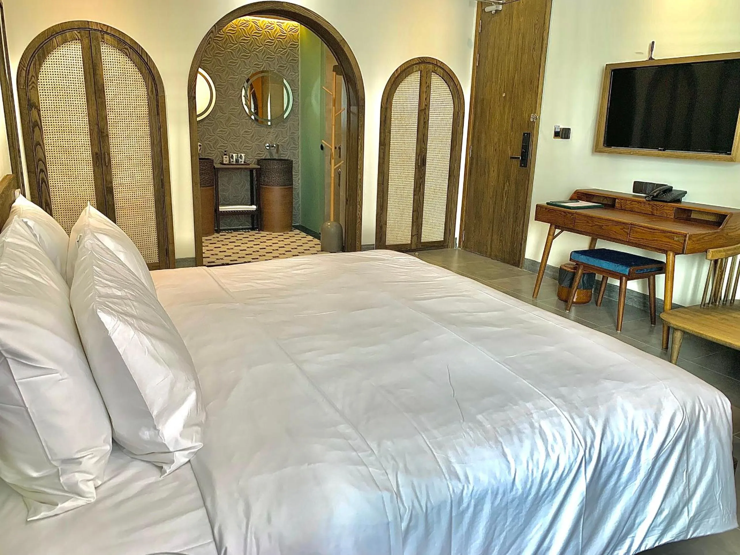 Bed in The Mystery Con Dao