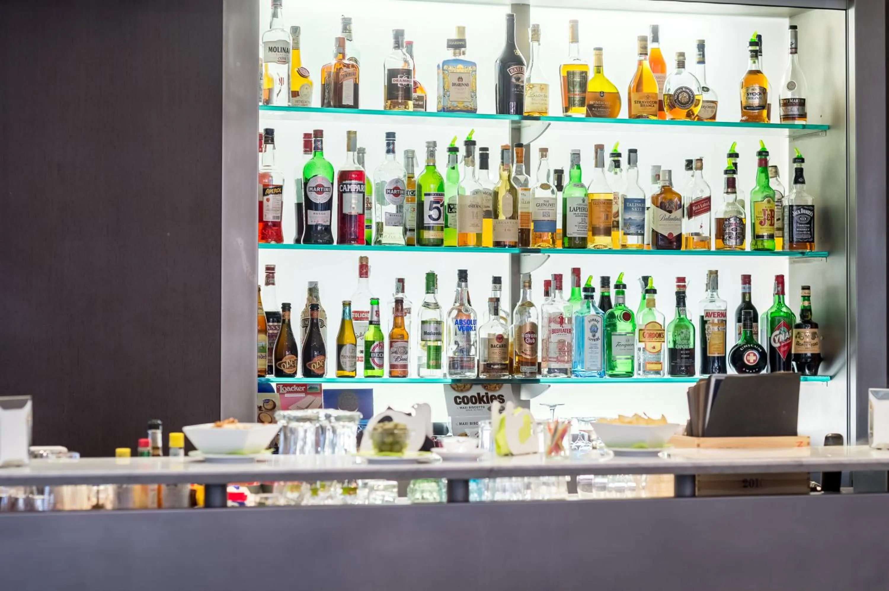 Lounge or bar in First Hotel Malpensa