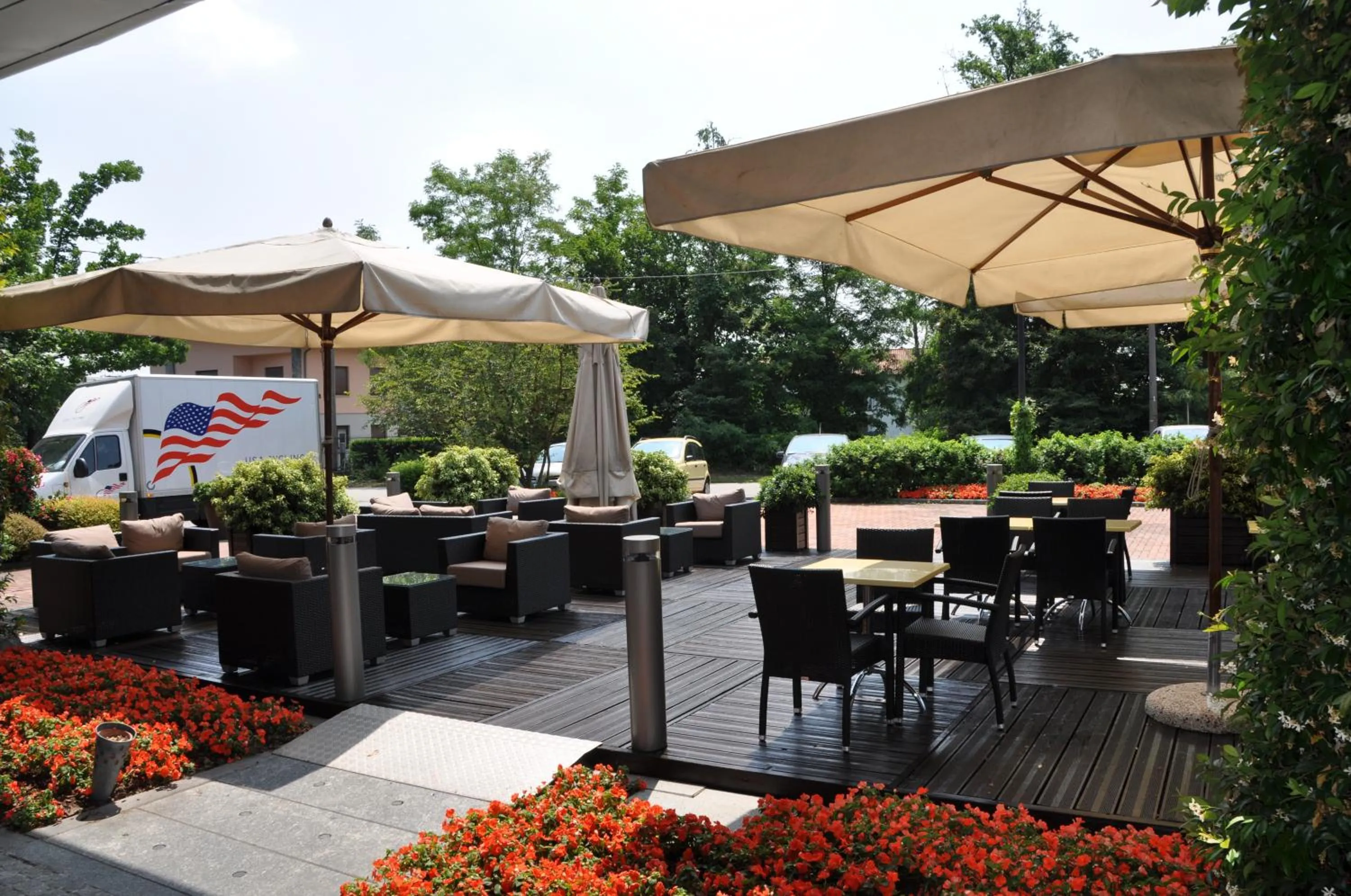 Balcony/Terrace in First Hotel Malpensa