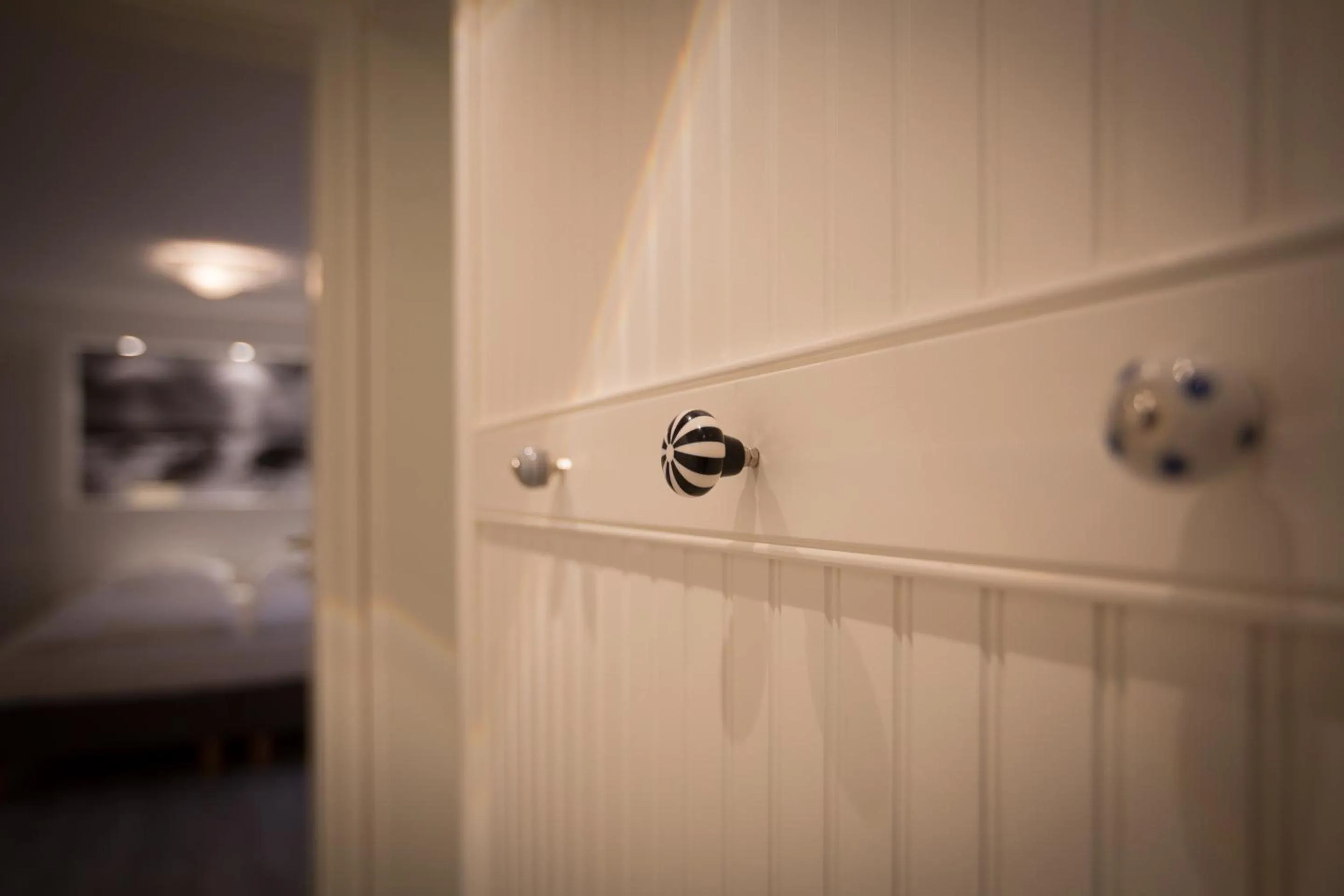 Decorative detail, Bed in Sylter Perle App Nantucket