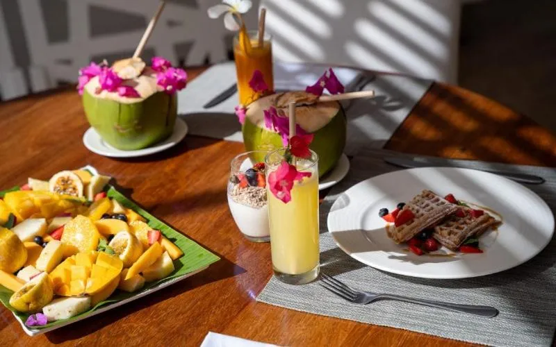 Continental breakfast in Lion in the Sun Boutique Hotel & Spa