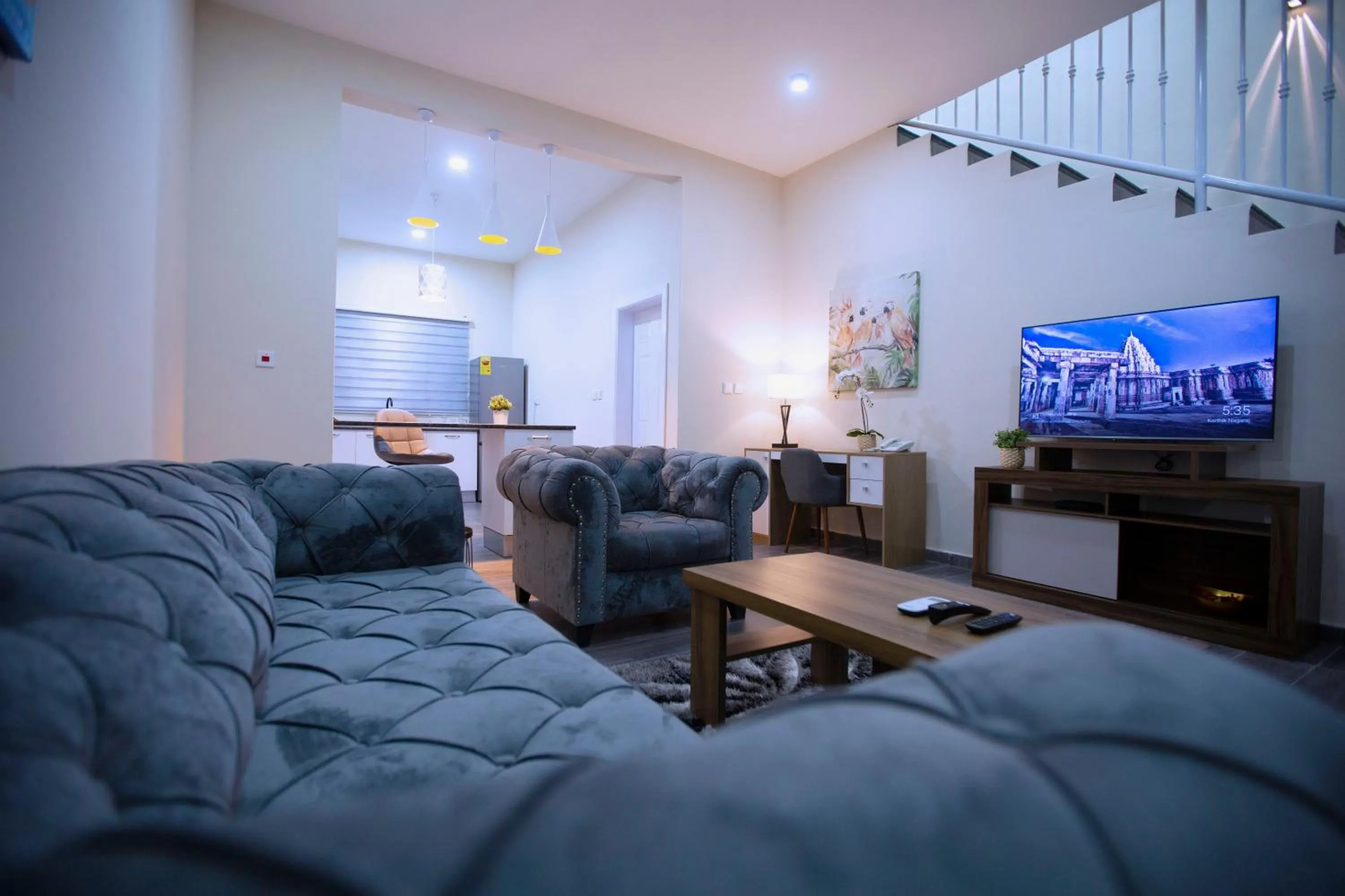 Living room in Maple Homes