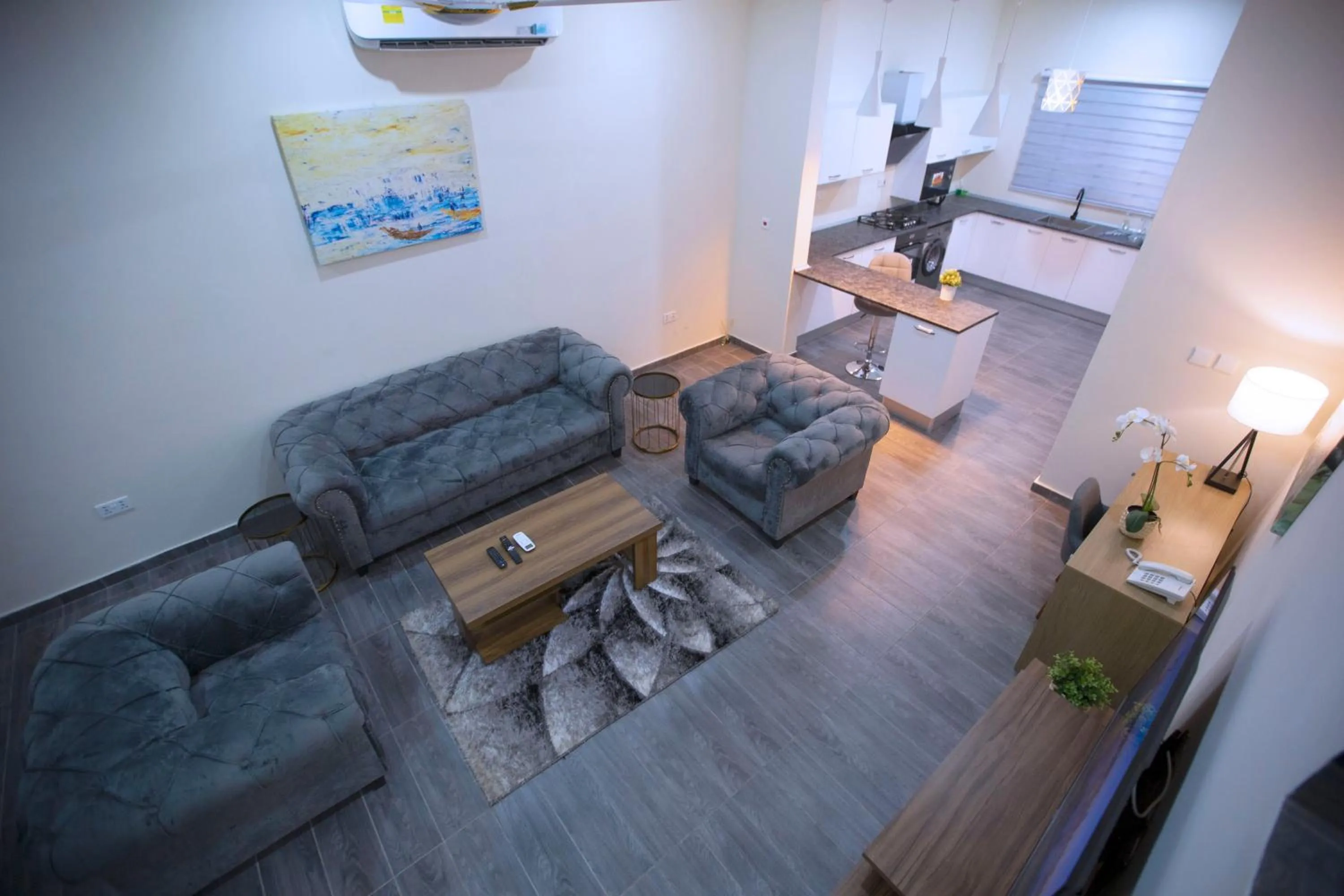 Living room in Maple Homes