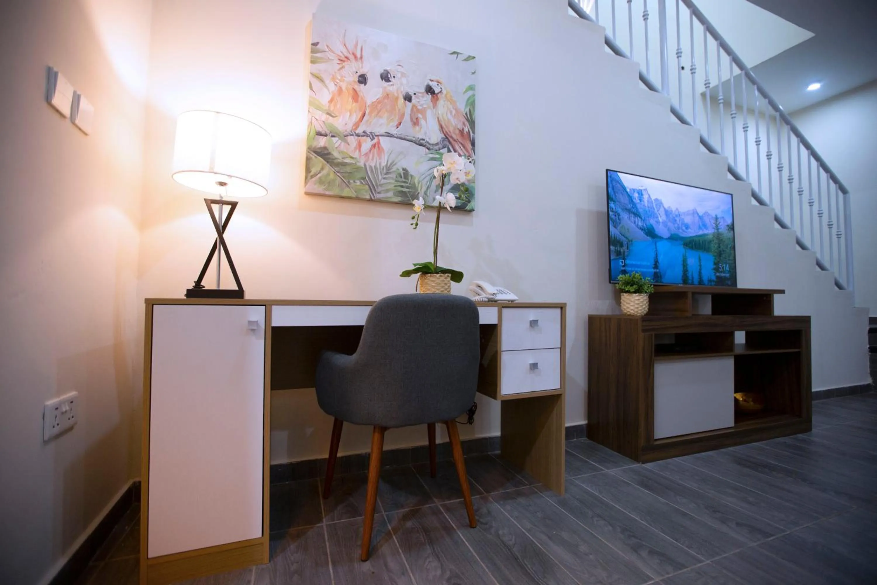 Living room in Maple Homes