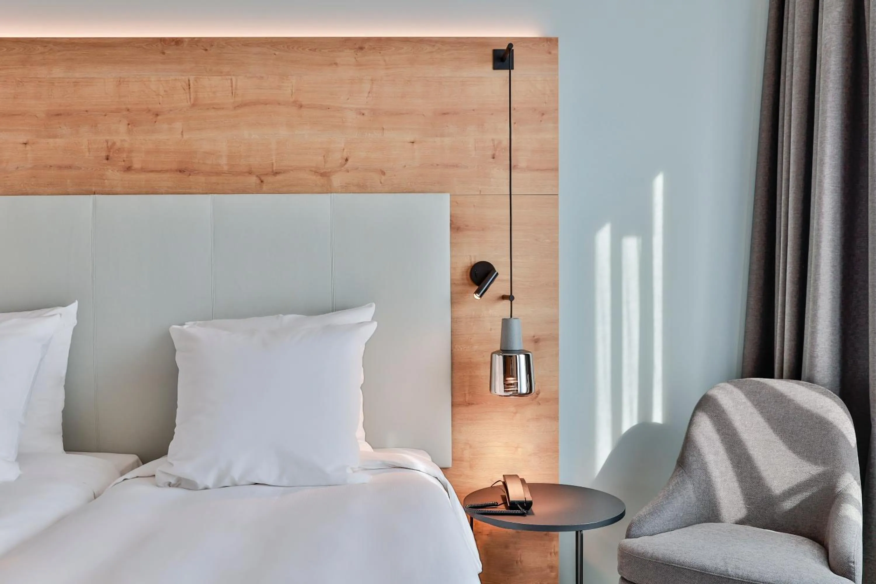 Bed in Radisson Hotel Liege City Centre