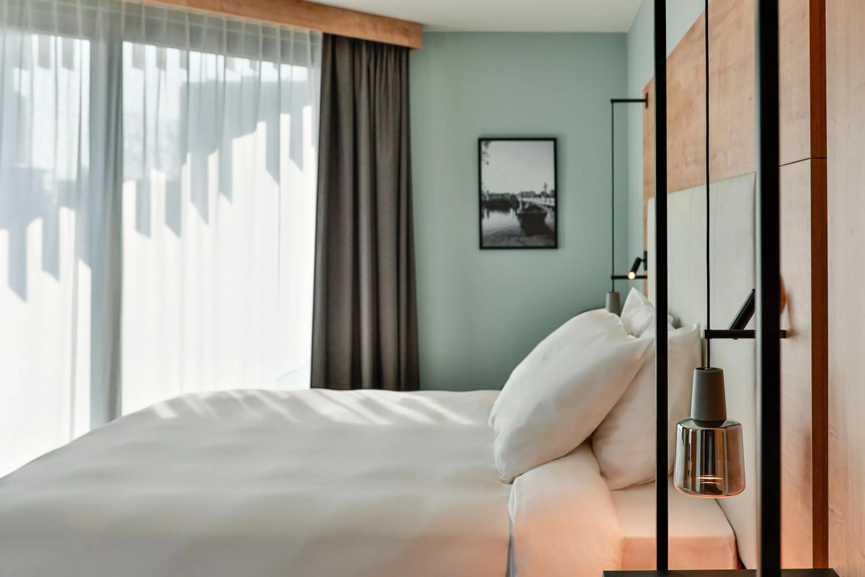 Bed in Radisson Hotel Liege City Centre