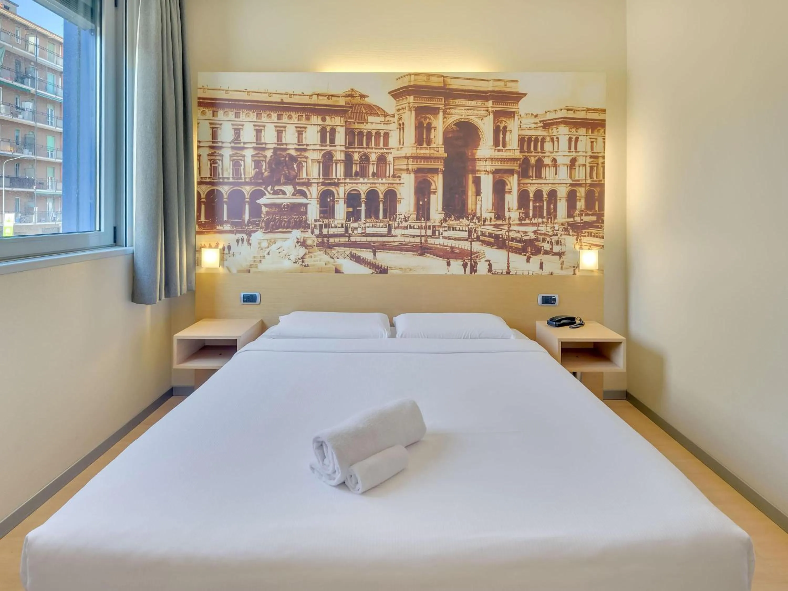 Photo of the whole room, Bed in B&B HOTEL Milano La Spezia