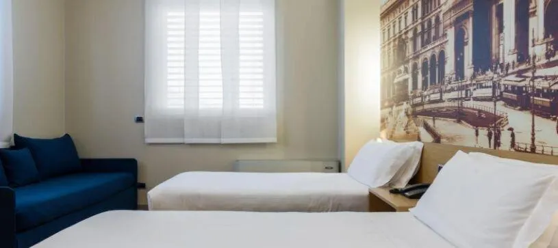 Photo of the whole room, Bed in B&B HOTEL Milano La Spezia