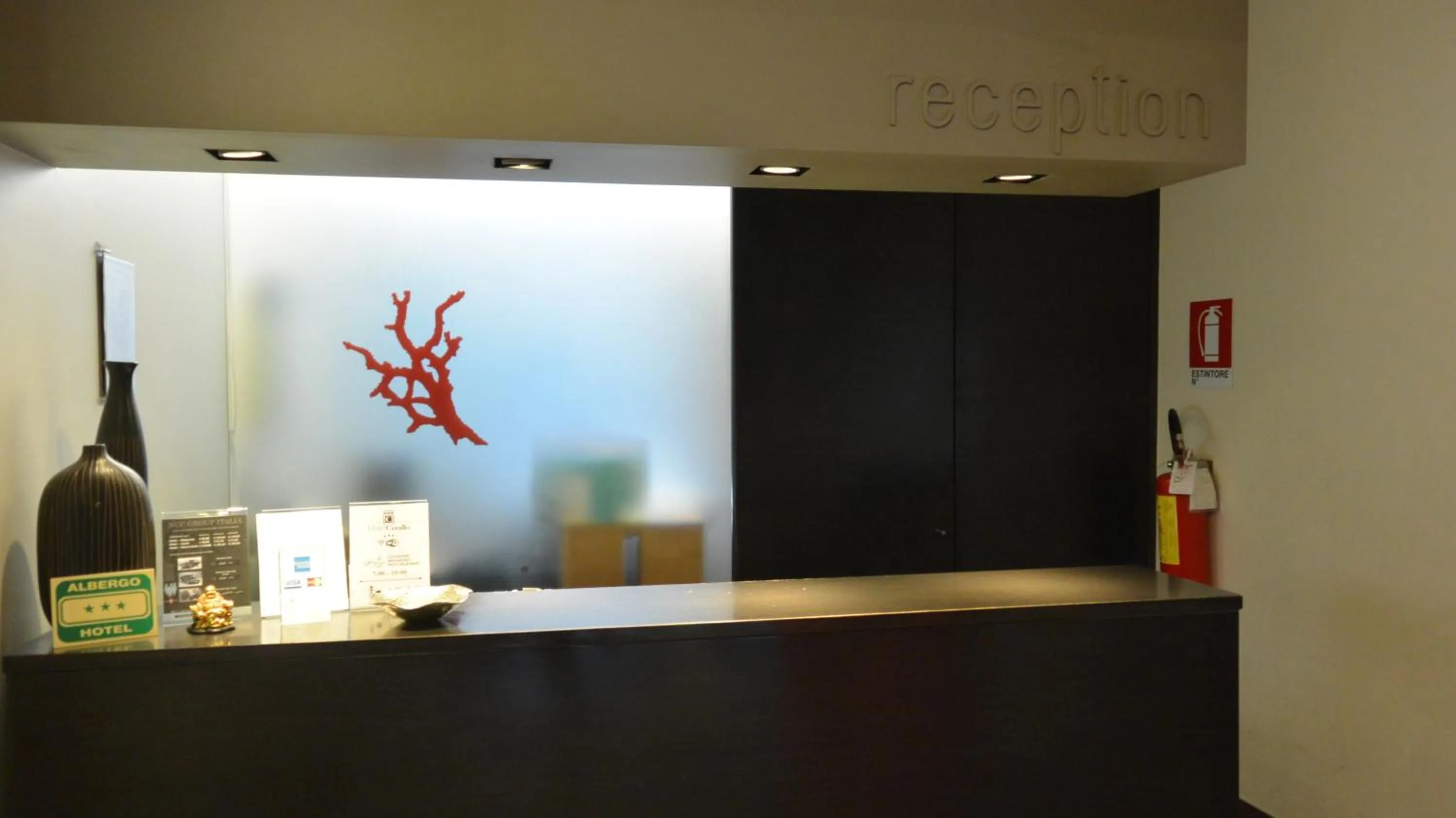 Lobby or reception in Hotel Corallo