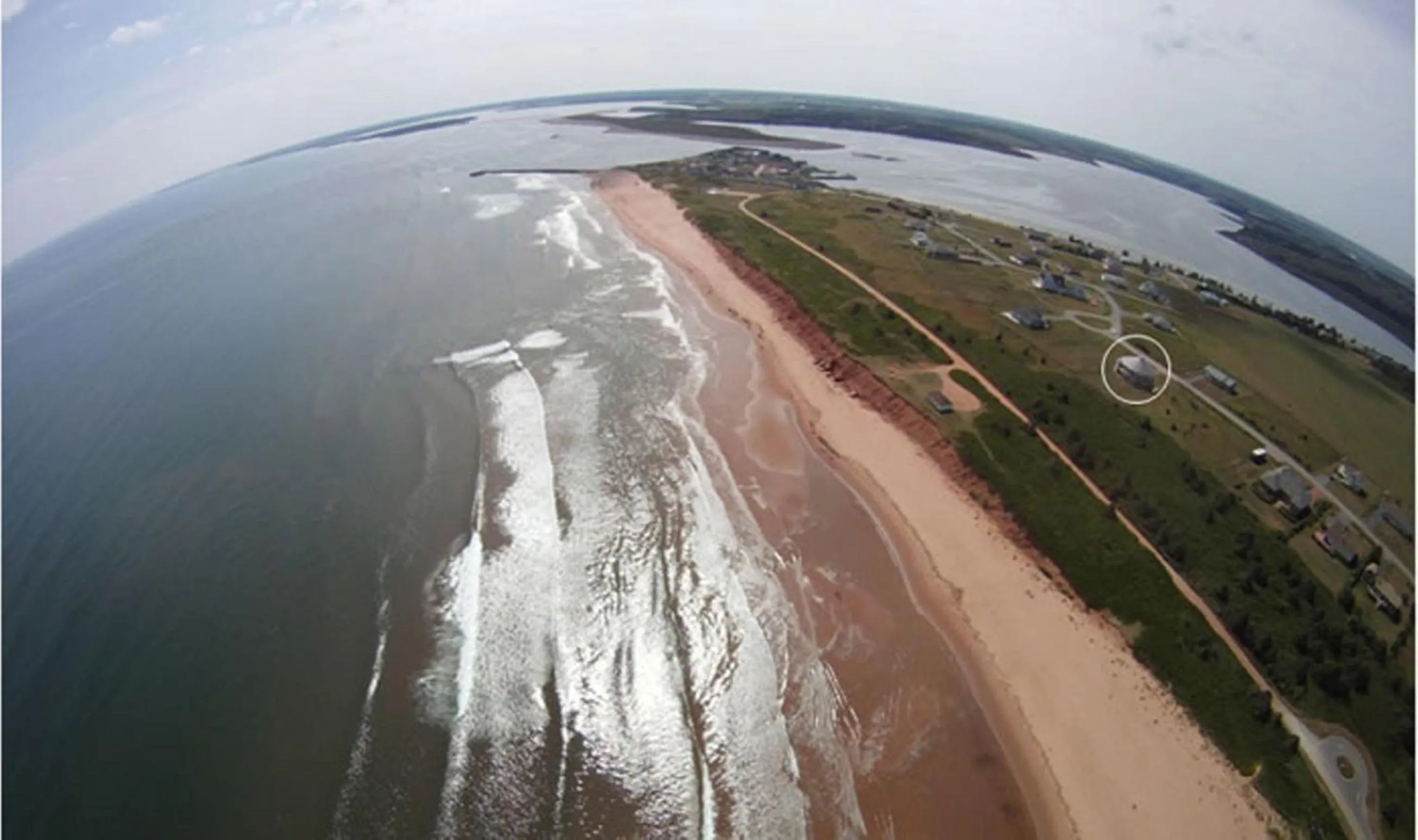 Bird's eye view in Around the Sea - Cana da's Rotating House, Suites & Tours