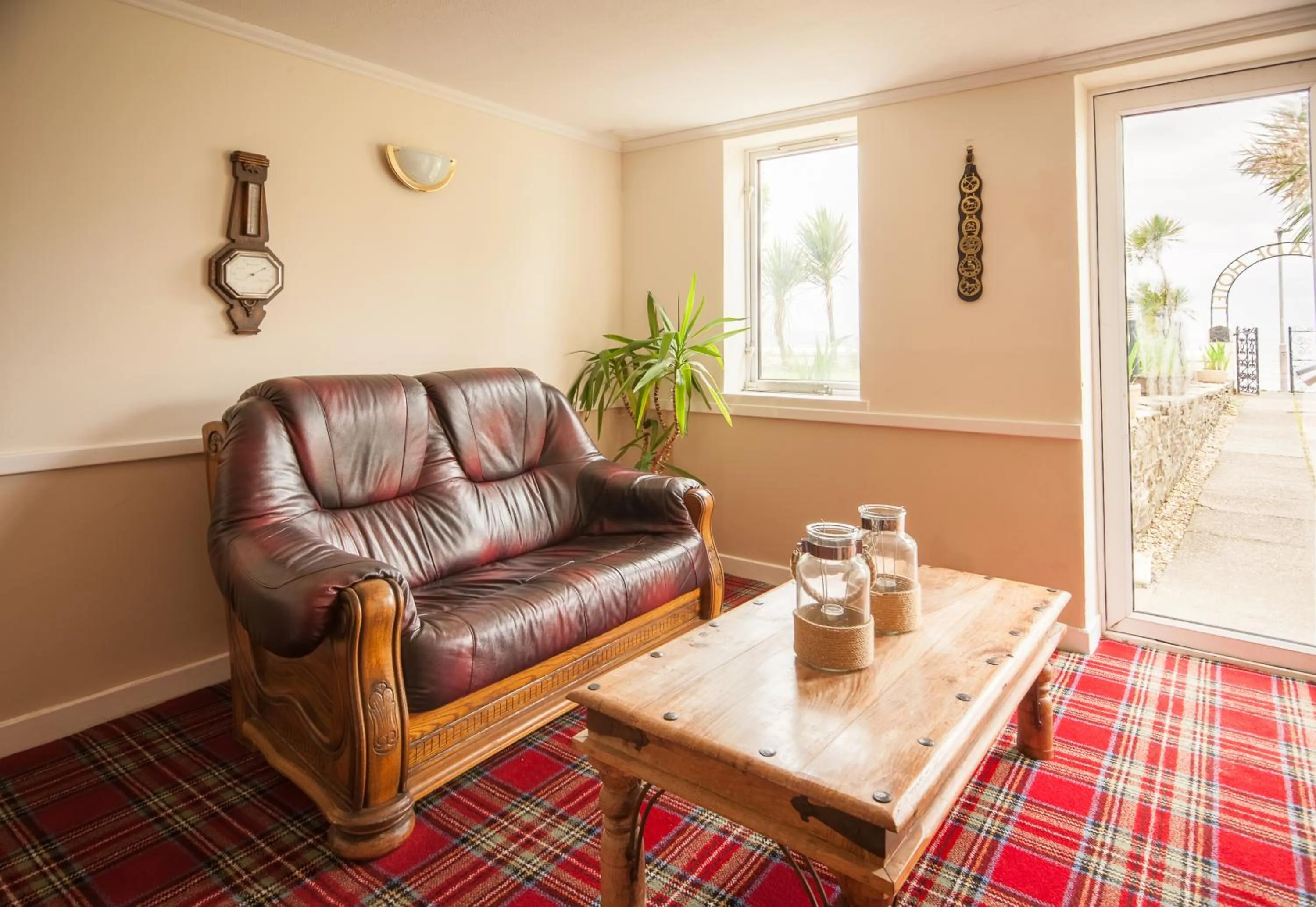 Seating area in SGE Esplanade Hotel