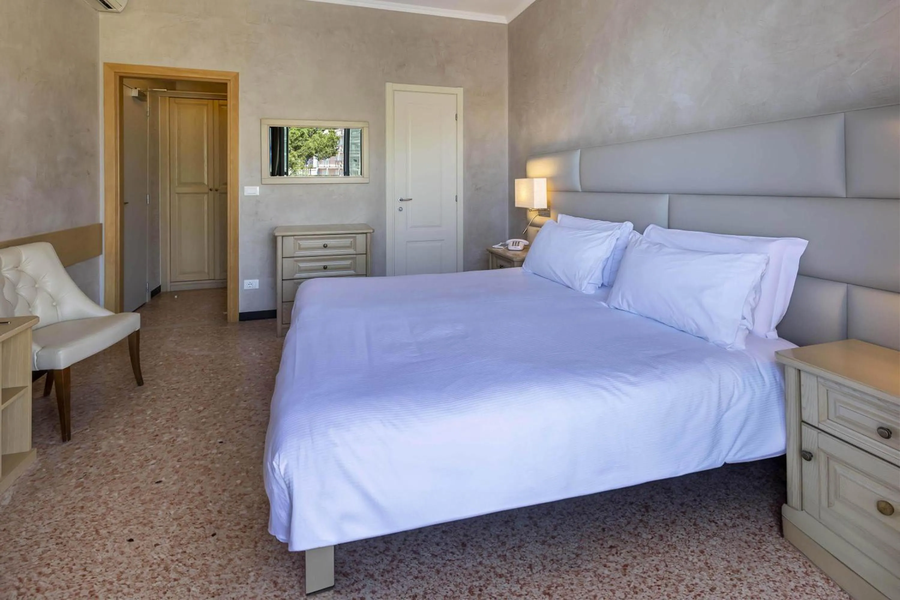 Photo of the whole room, Bed in B&B HOTEL Diano Marina Palace