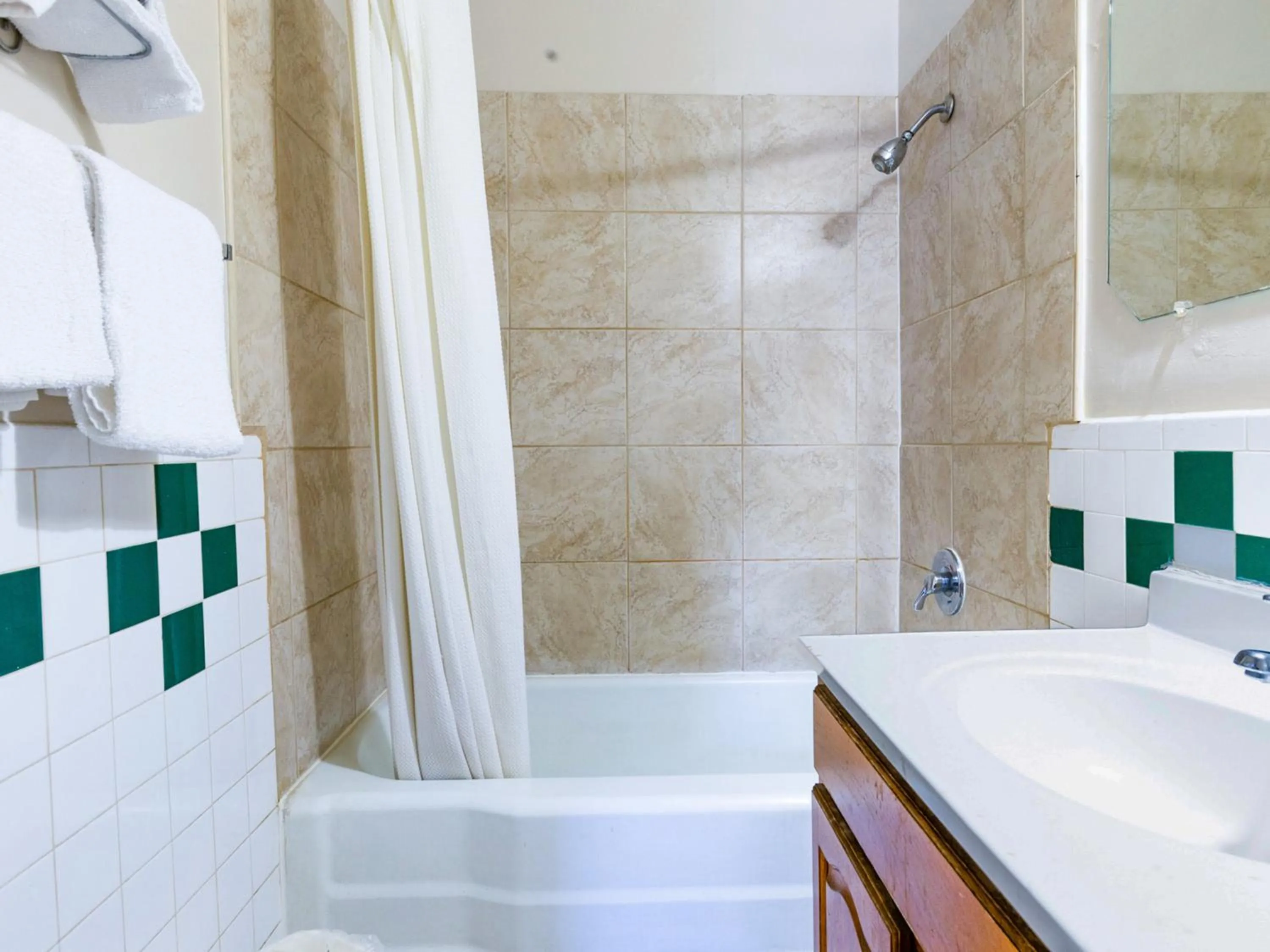 Bathroom in Manor Motel By OYO Near Oak Brook Chicago Westchester