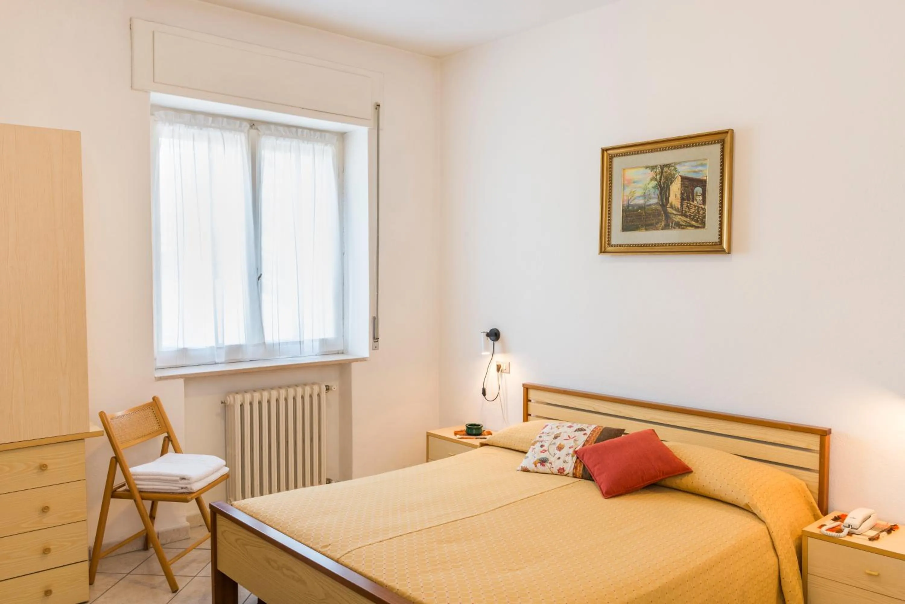 Bed in Hotel Cristina