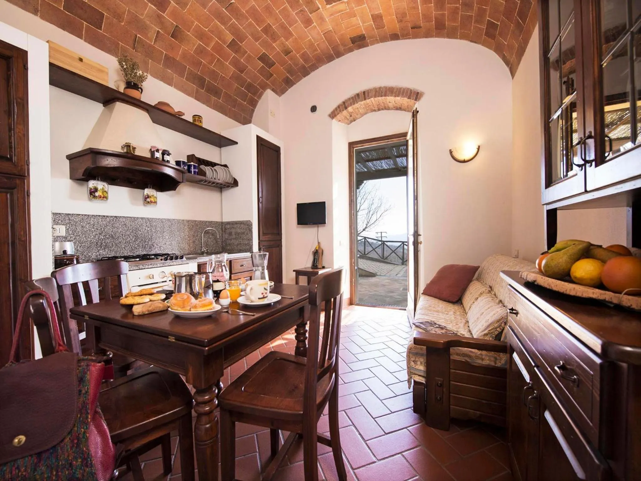 Kitchen or kitchenette in Country House il Ciliegio