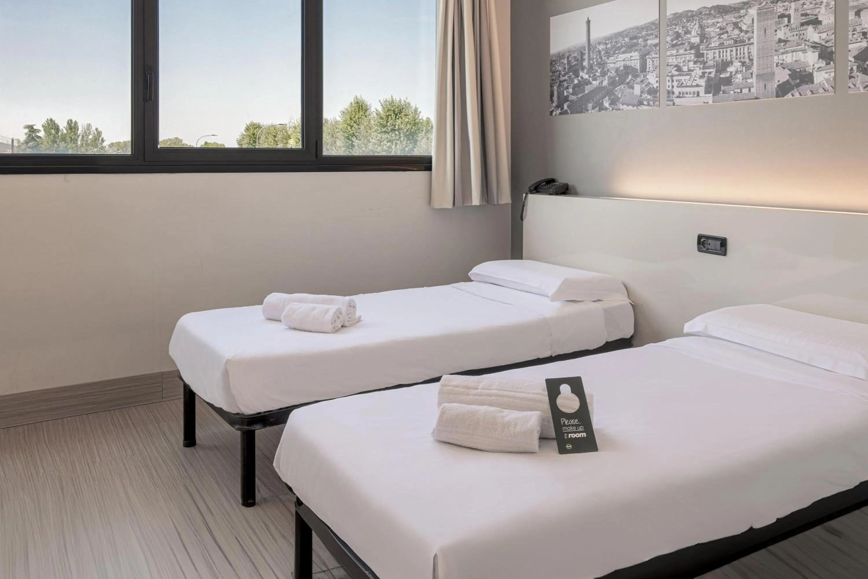 Photo of the whole room, Bed in B&B HOTEL Bologna