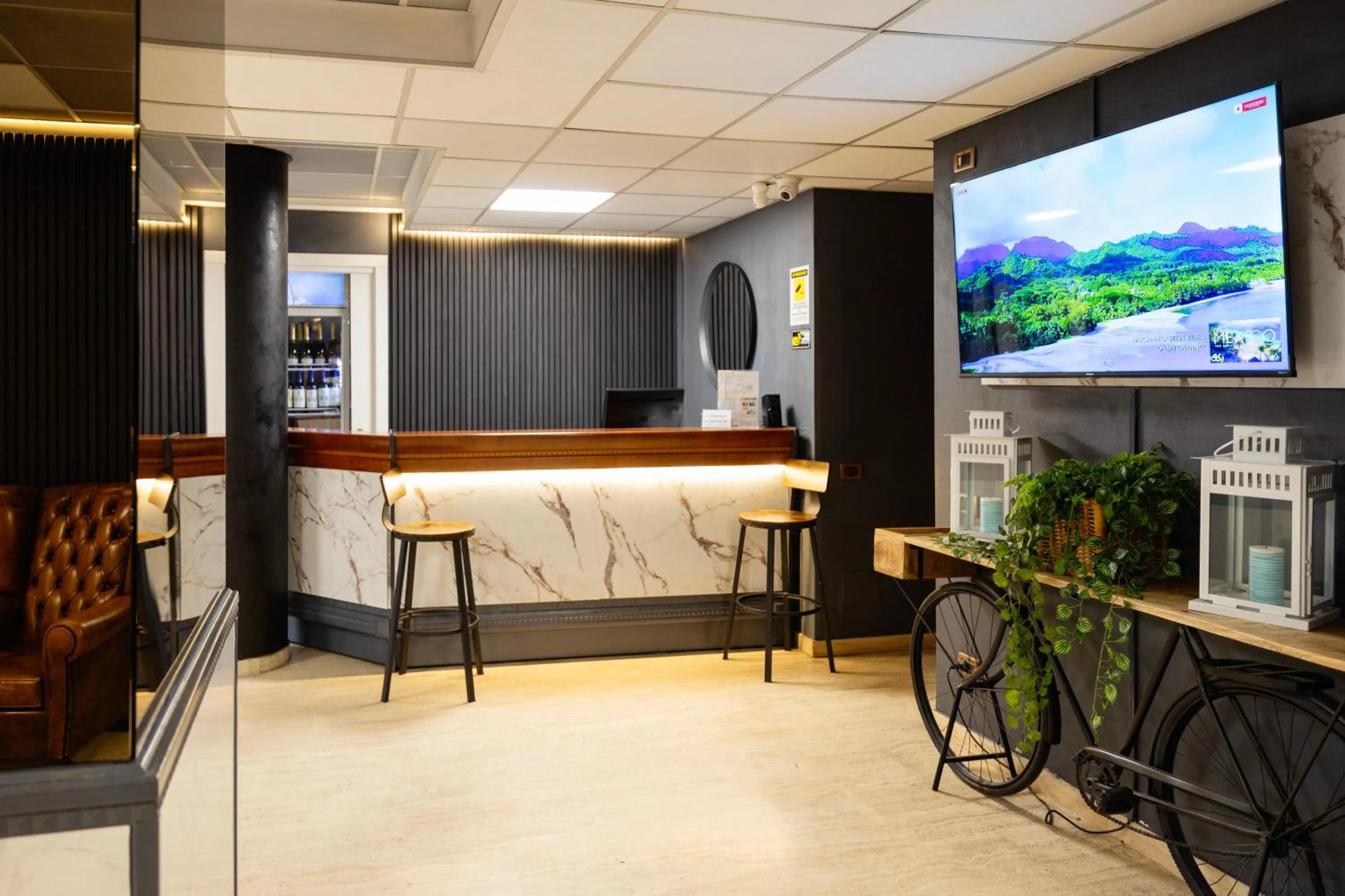 Lobby or reception in Scheppers Hotel