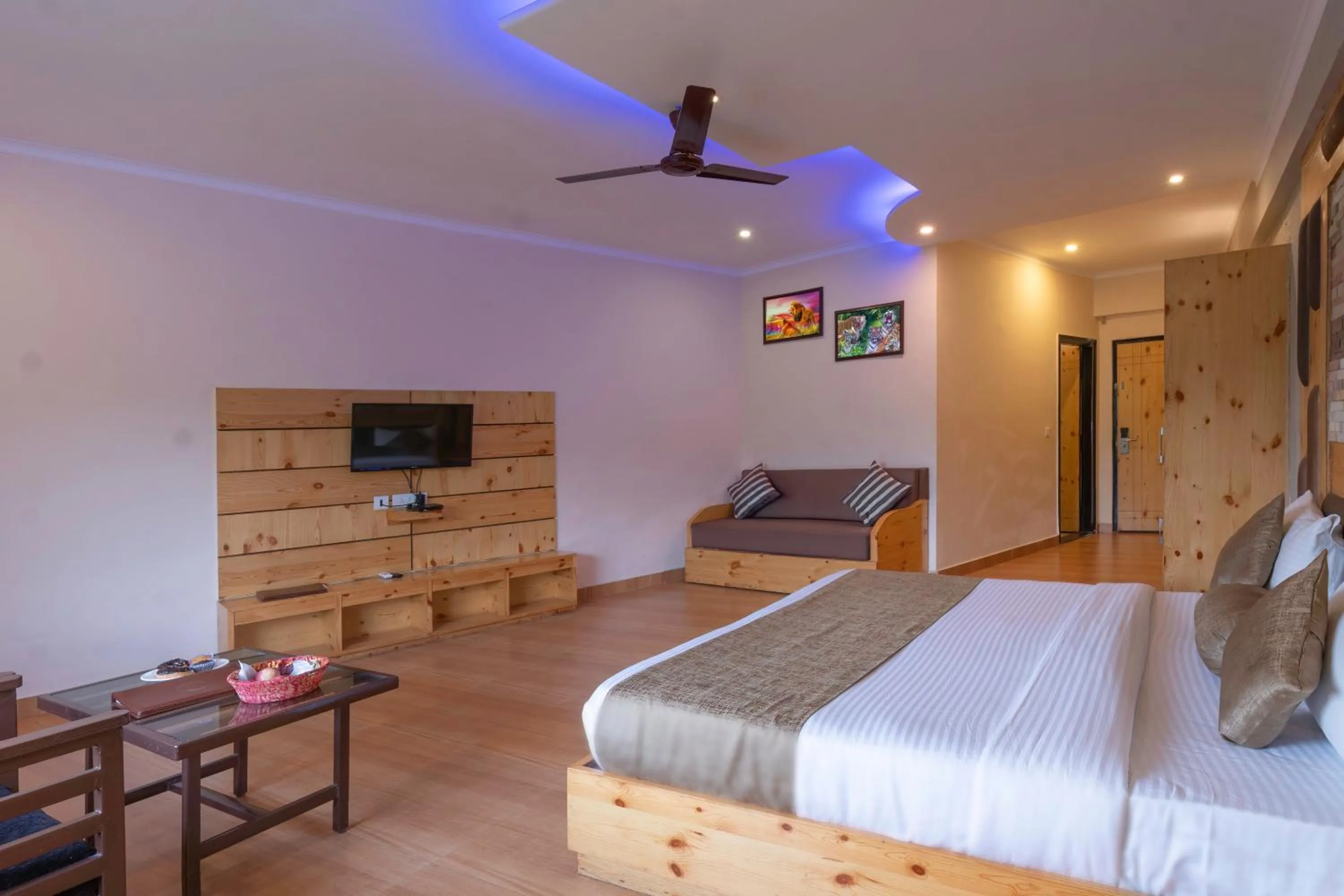 View (from property/room), Bed in The Tattwaa Corbett Spa and Resort