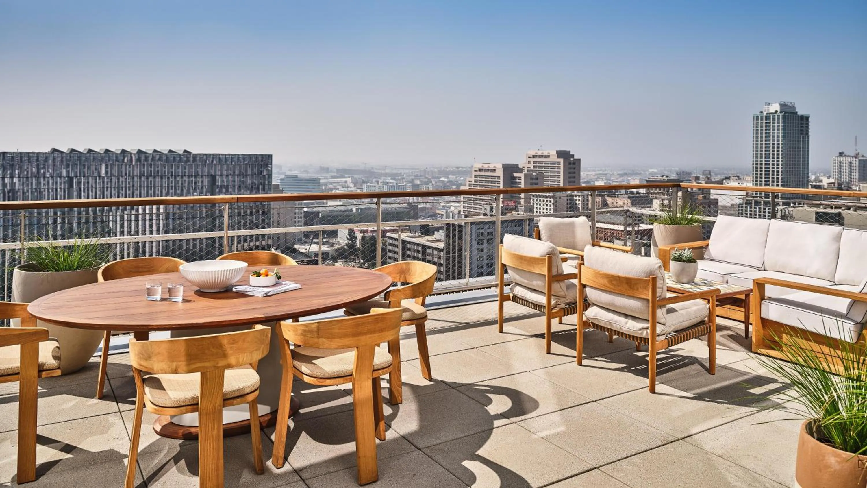 View (from property/room) in Conrad Los Angeles