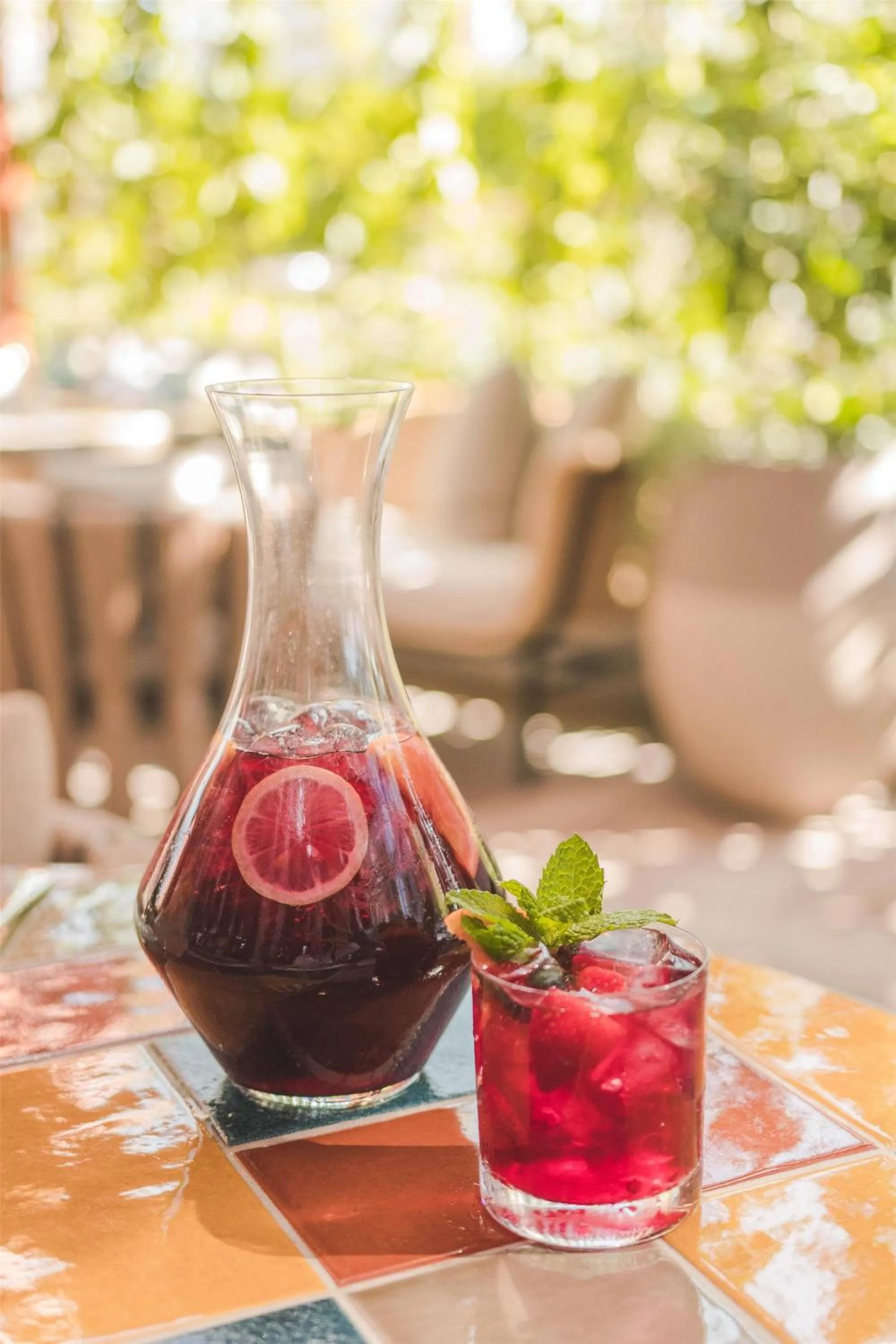 Dining area in Conrad Los Angeles