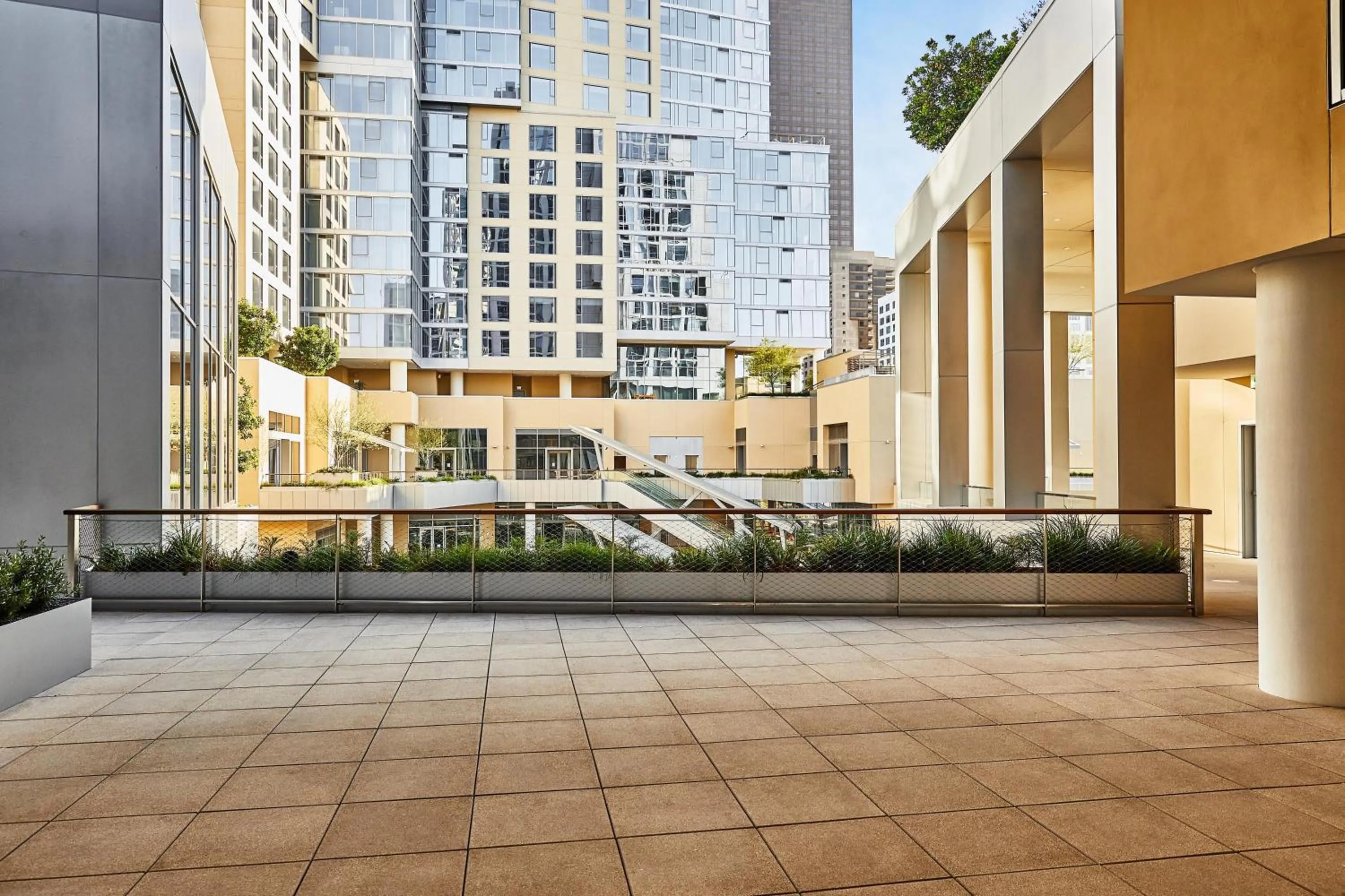 Patio in Conrad Los Angeles