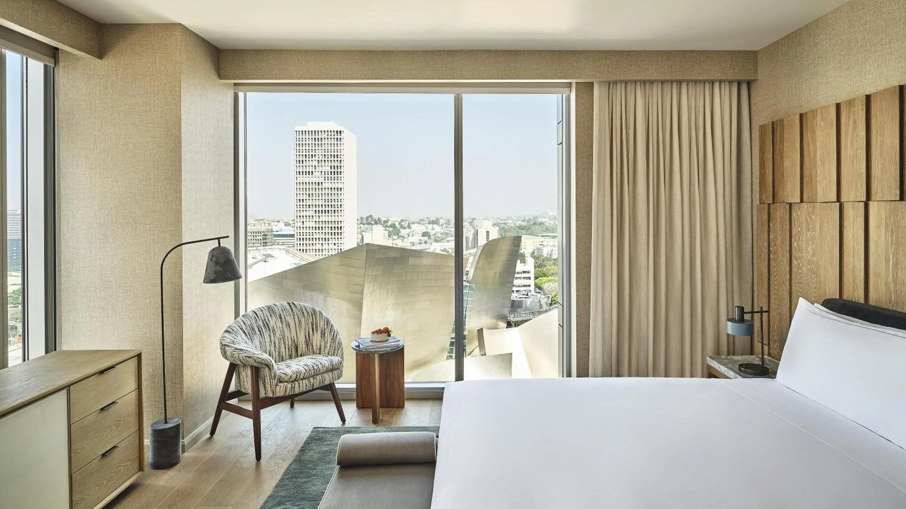 Bed in Conrad Los Angeles